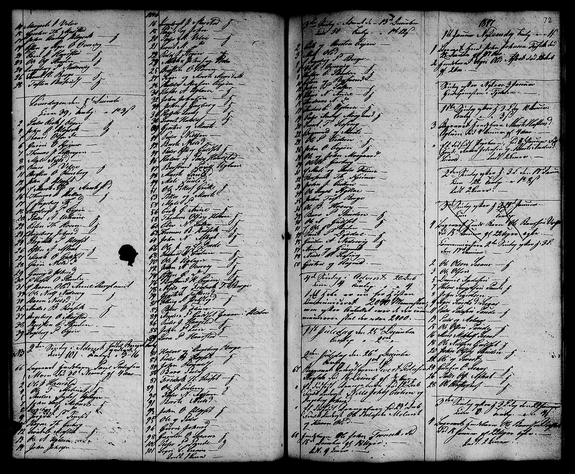 Ministerialprotokoller, klokkerbøker og fødselsregistre - Sør-Trøndelag, SAT/A-1456/695/L1154: Parish register (copy) no. 695C05, 1842-1858, p. 72