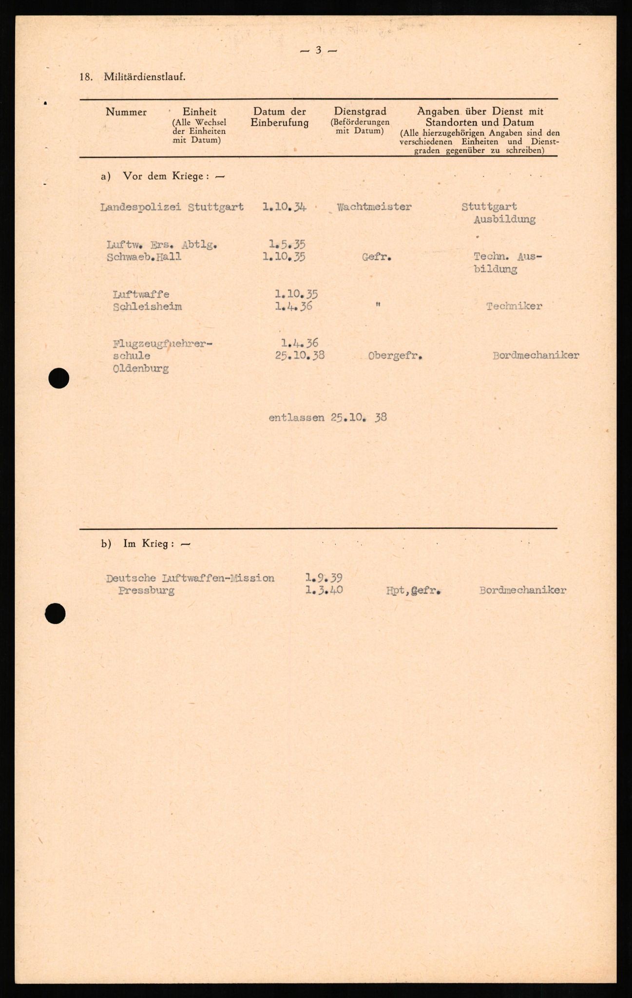 Forsvaret, Forsvarets overkommando II, RA/RAFA-3915/D/Db/L0011: CI Questionaires. Tyske okkupasjonsstyrker i Norge. Tyskere., 1945-1946, p. 57