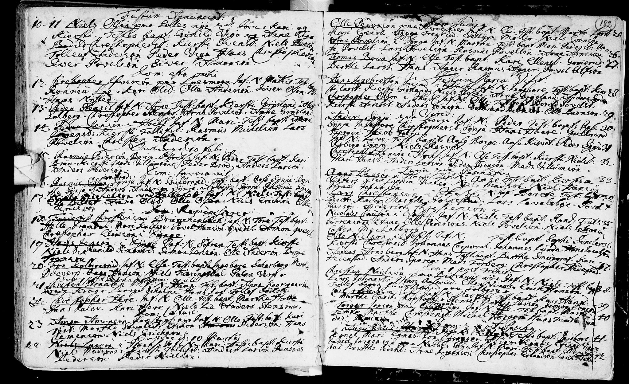 Eiker kirkebøker, AV/SAKO-A-4/F/Fa/L0002: Parish register (official) no. I 2, 1705-1724, p. 182