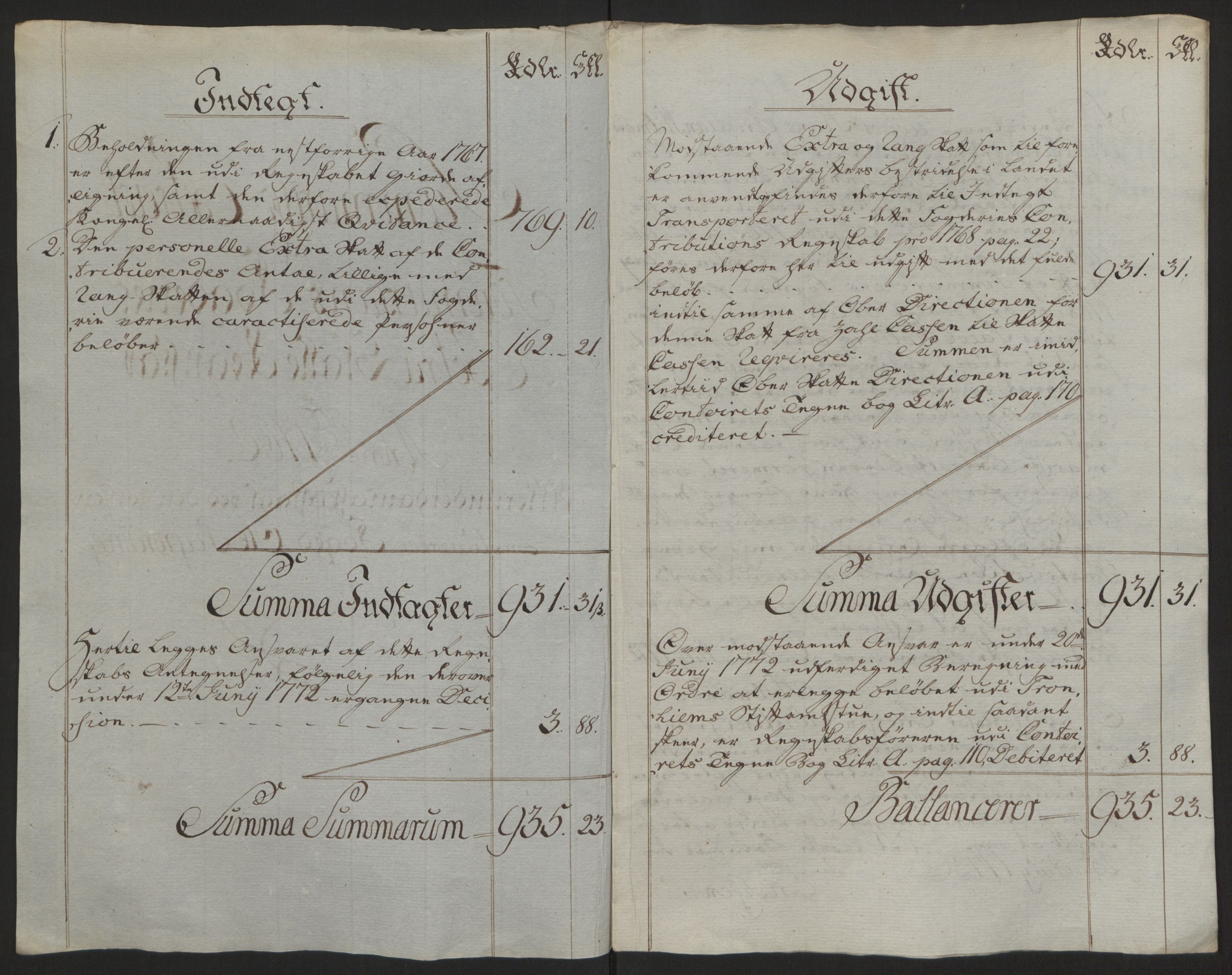 Rentekammeret inntil 1814, Reviderte regnskaper, Fogderegnskap, AV/RA-EA-4092/R69/L4910: Ekstraskatten  Finnmark/Vardøhus, 1762-1772, p. 255