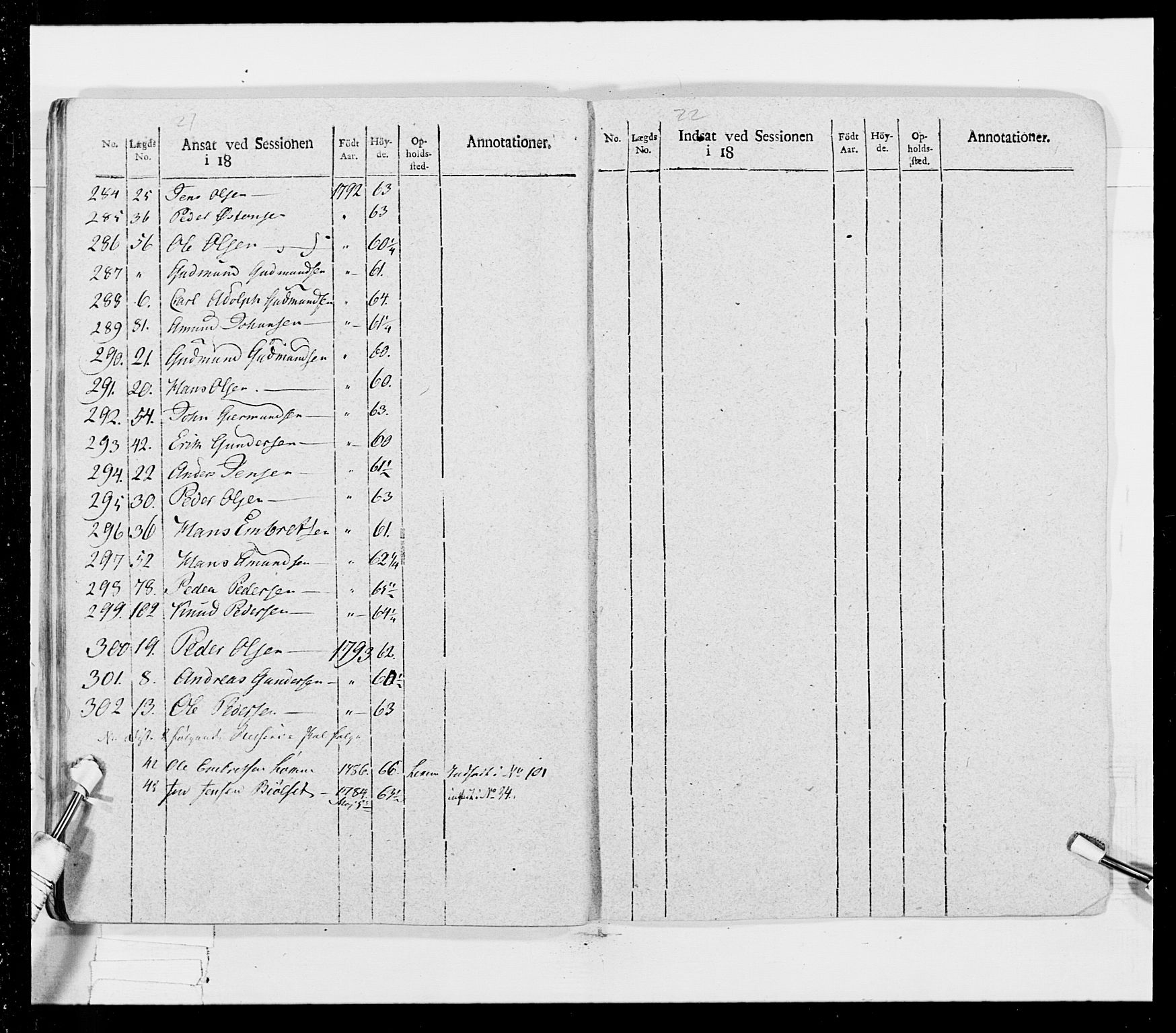 Generalitets- og kommissariatskollegiet, Det kongelige norske kommissariatskollegium, AV/RA-EA-5420/E/Eh/L0026: Skiløperkompaniene, 1805-1810, p. 332