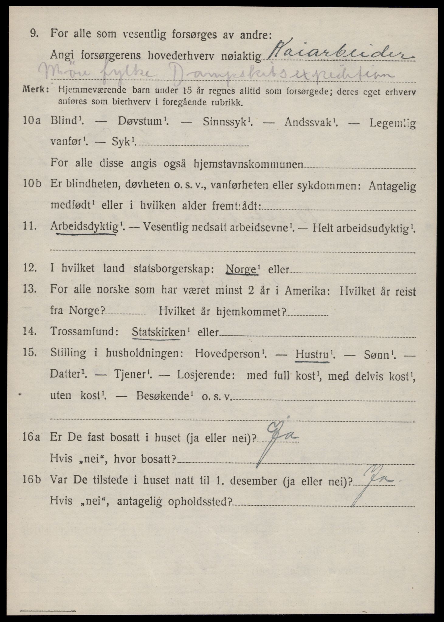 SAT, 1920 census for Bolsøy, 1920, p. 1878