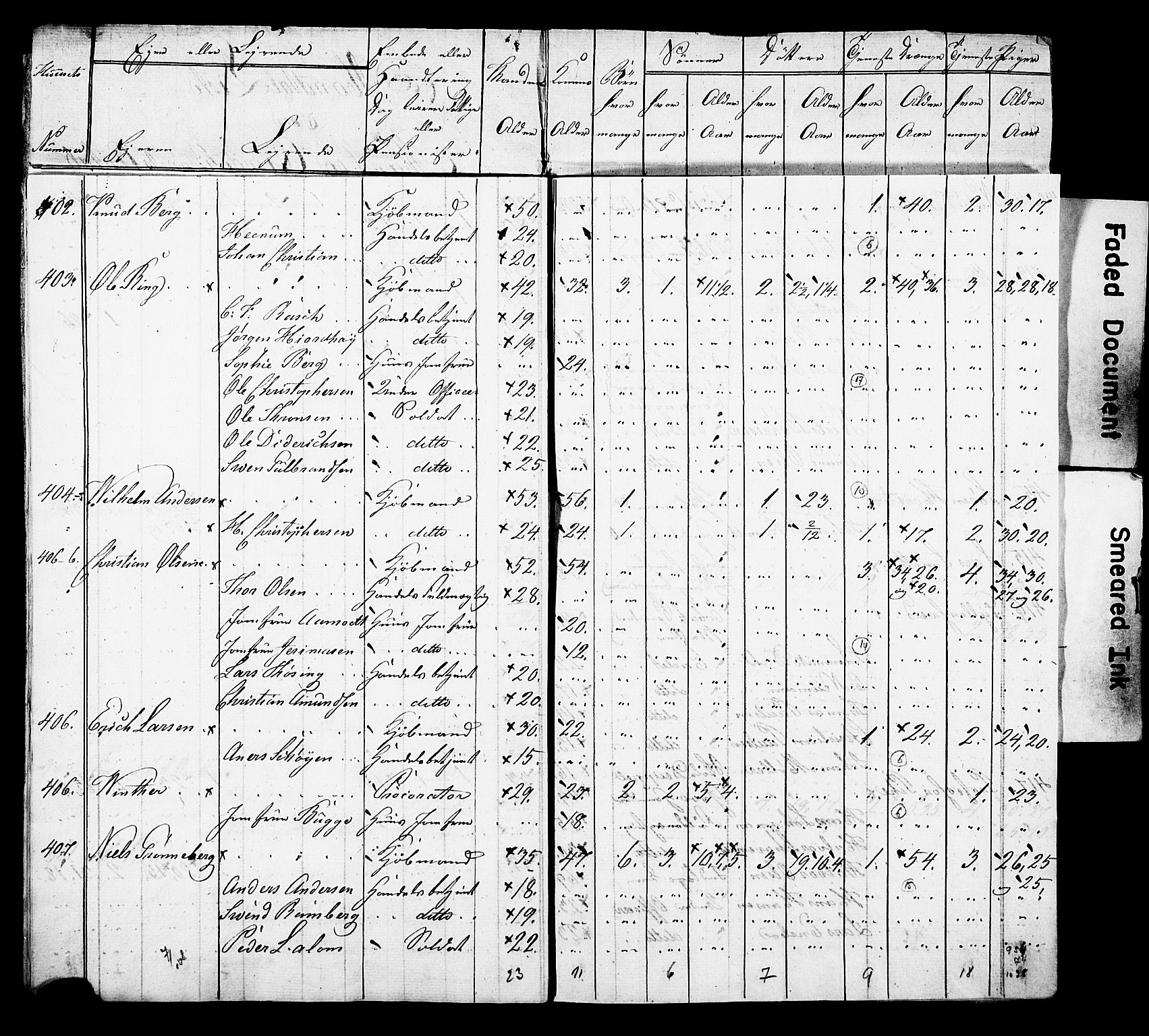 SAO, Census 1815 for Kristiania, 1815, p. 60