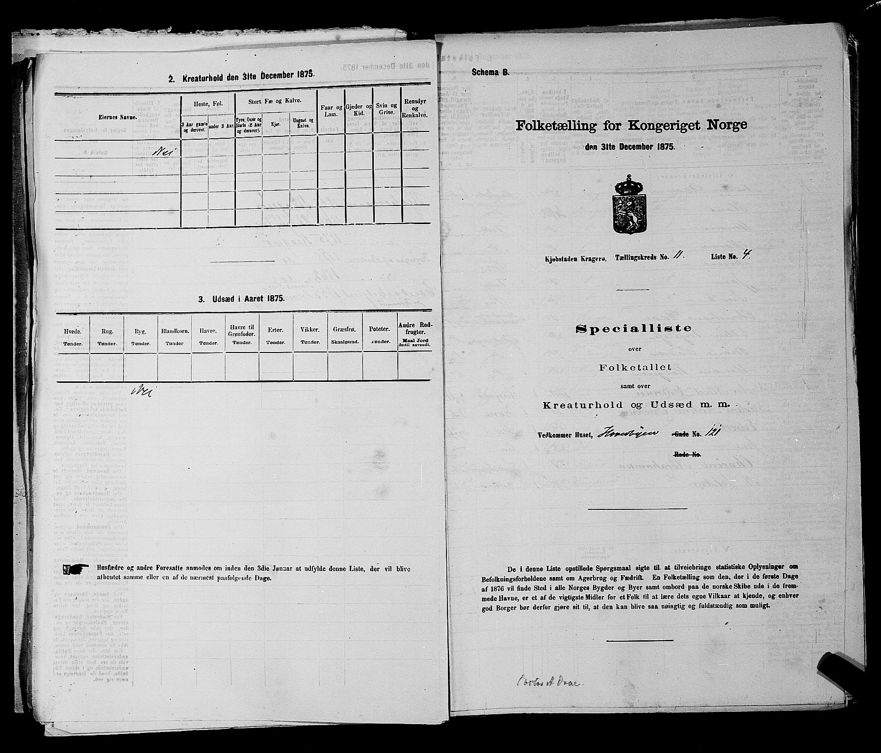 SAKO, 1875 census for 0801P Kragerø, 1875, p. 241