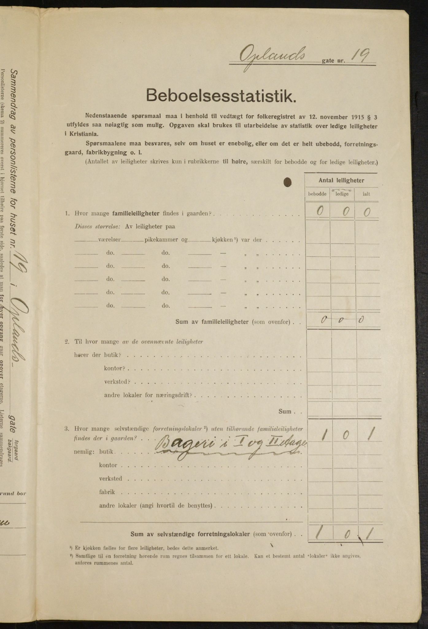 OBA, Municipal Census 1916 for Kristiania, 1916, p. 77801