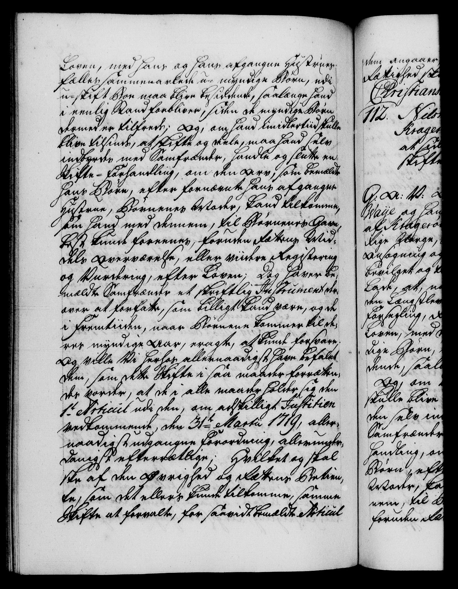 Danske Kanselli 1572-1799, AV/RA-EA-3023/F/Fc/Fca/Fcaa/L0034: Norske registre, 1745-1746, p. 429b