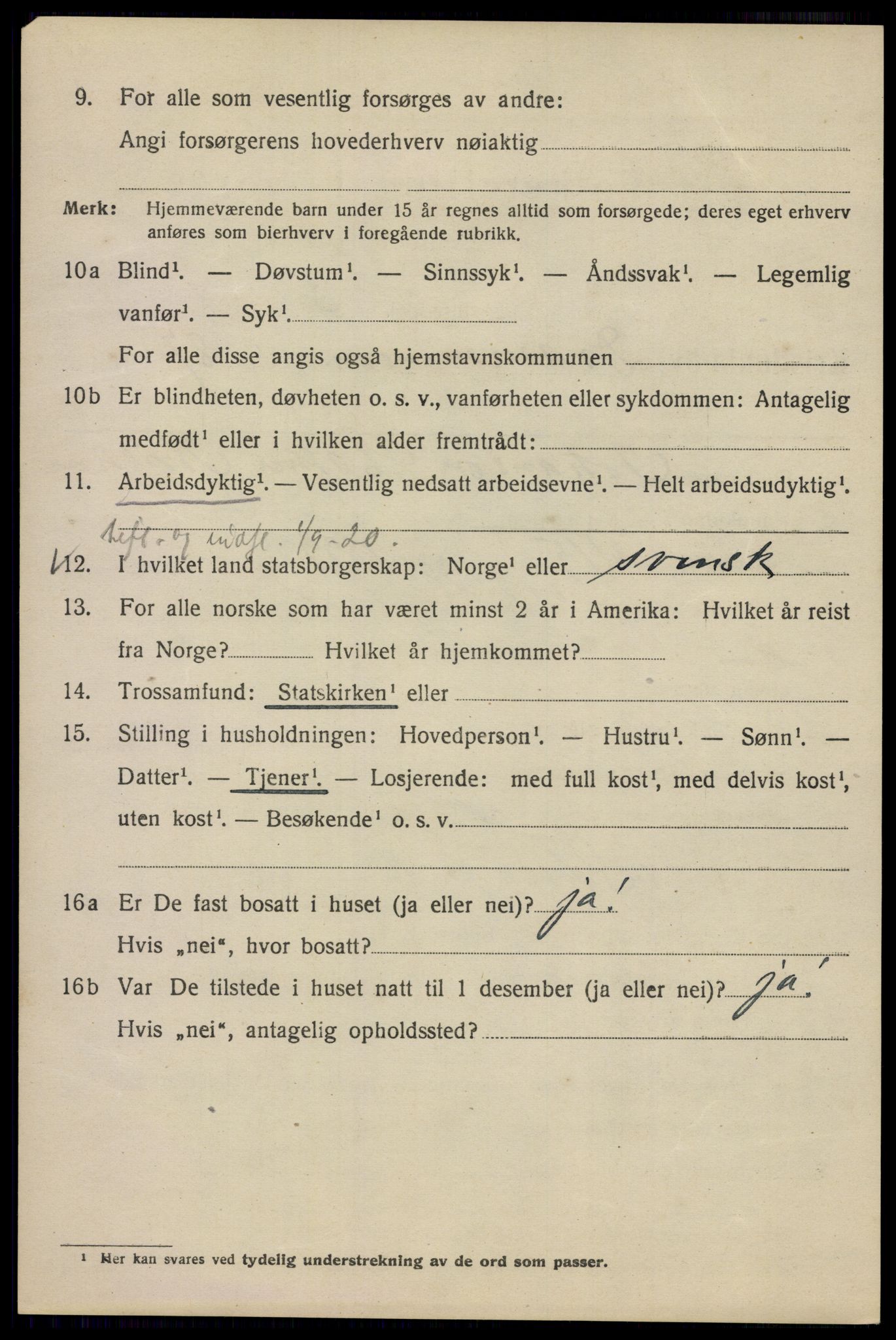 SAO, 1920 census for Kristiania, 1920, p. 202648