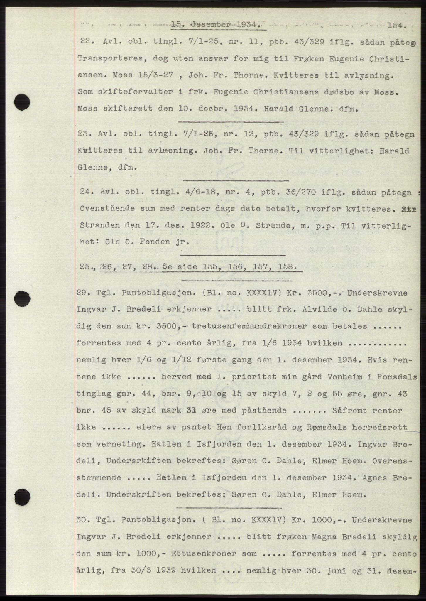 Romsdal sorenskriveri, AV/SAT-A-4149/1/2/2C/L0066: Mortgage book no. 60, 1934-1935, Deed date: 15.12.1934