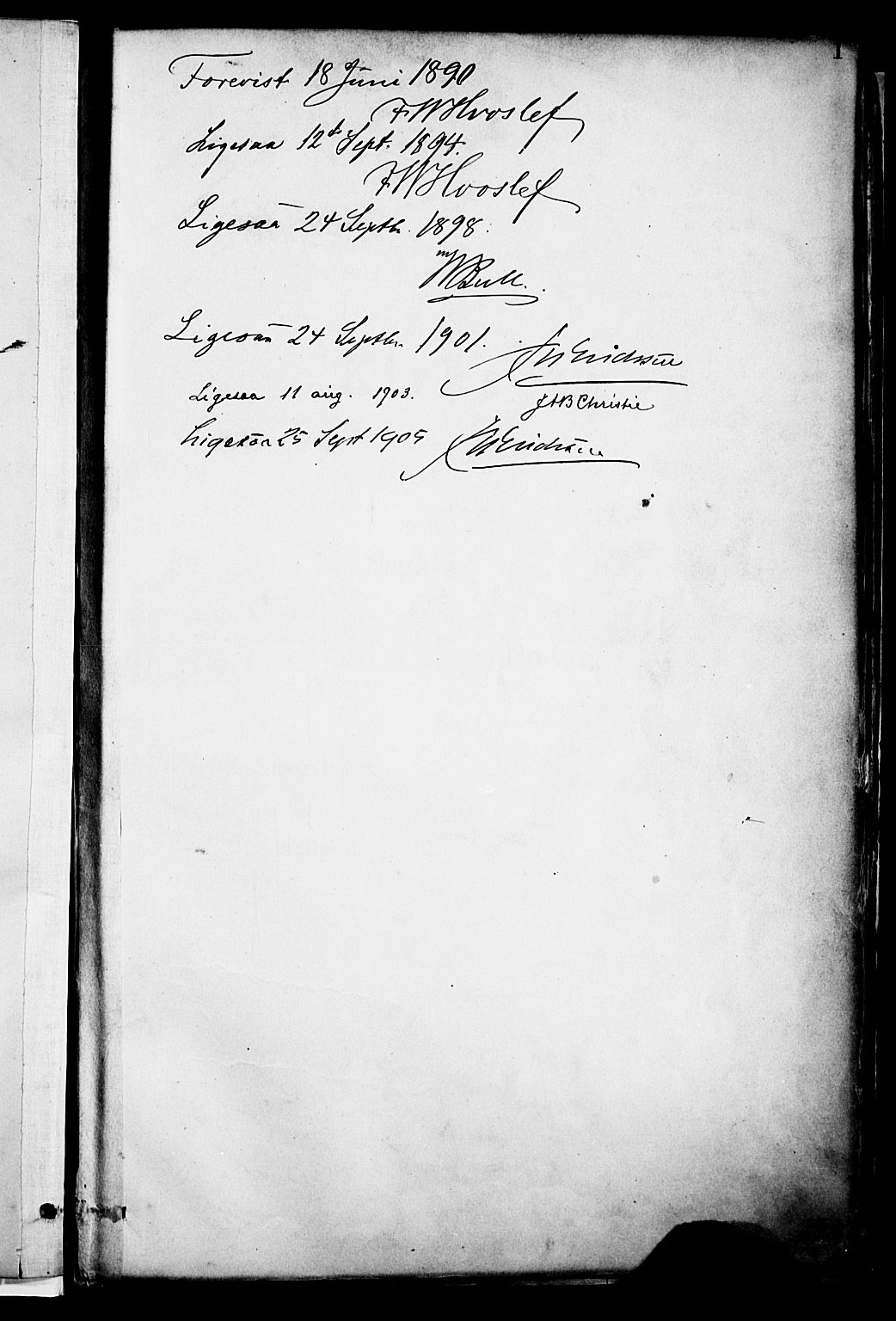 Voss sokneprestembete, SAB/A-79001/H/Haa: Parish register (official) no. A 21, 1887-1903, p. 1