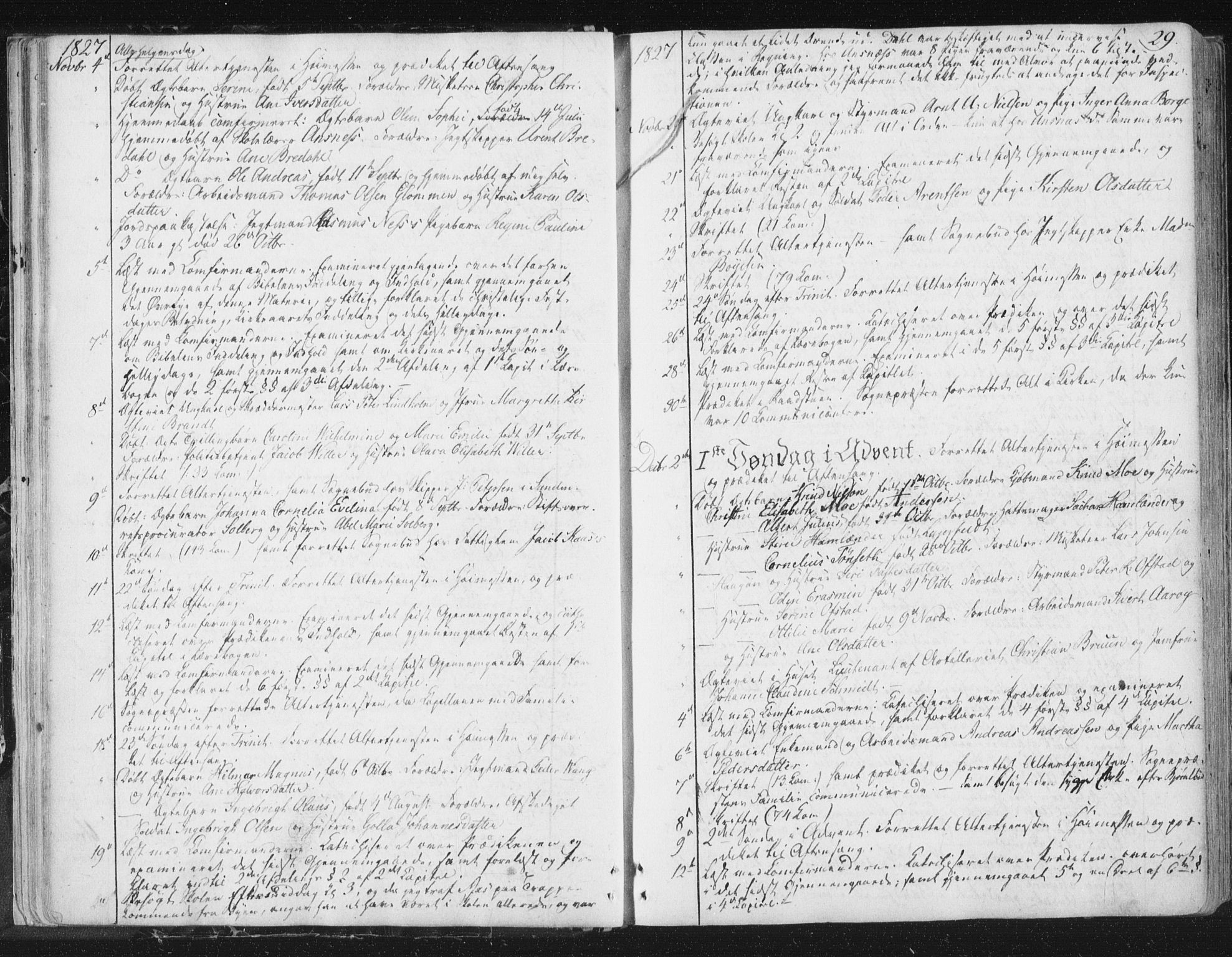 Ministerialprotokoller, klokkerbøker og fødselsregistre - Sør-Trøndelag, SAT/A-1456/602/L0127: Curate's parish register no. 602B01, 1821-1875, p. 29