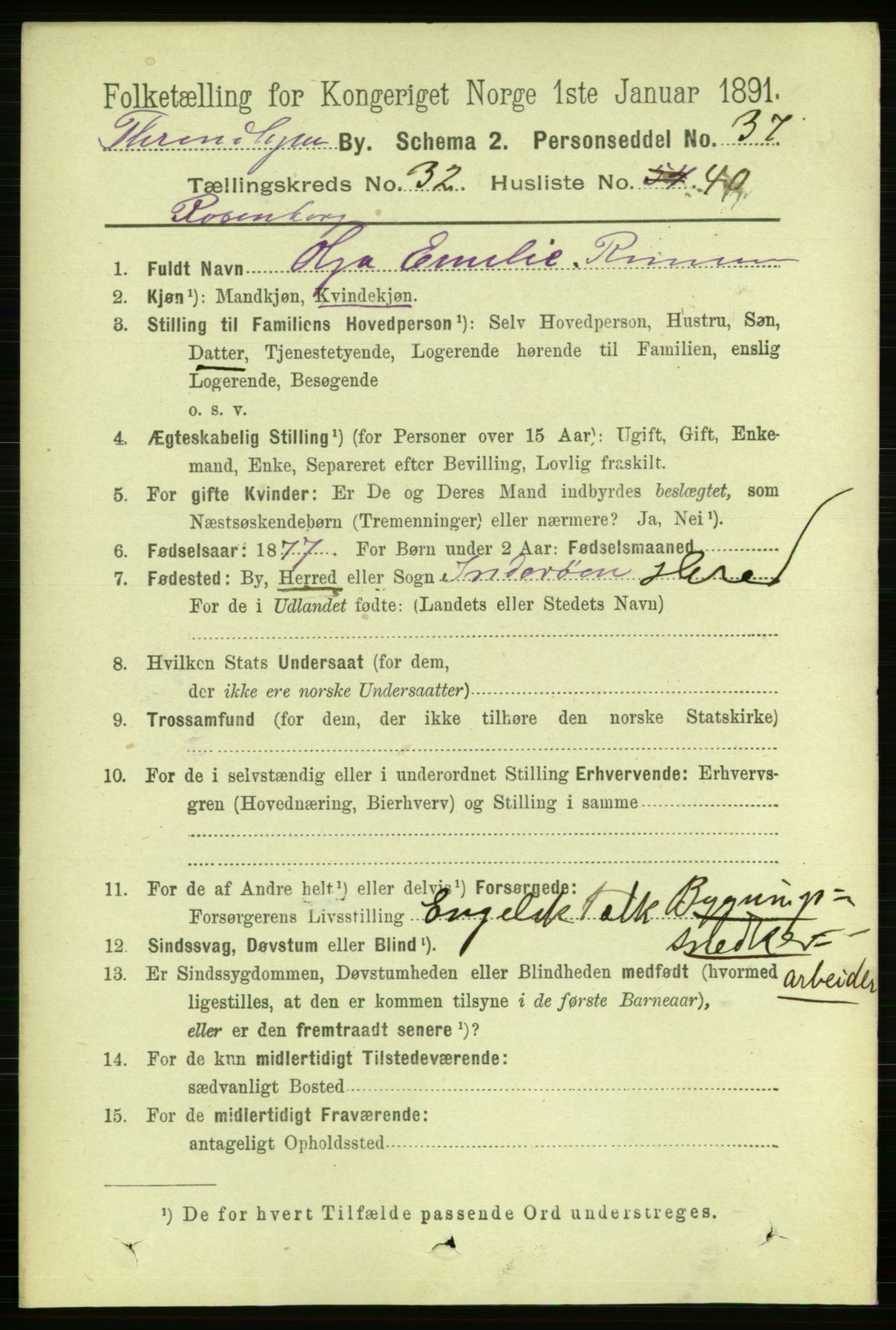 RA, 1891 census for 1601 Trondheim, 1891, p. 24502