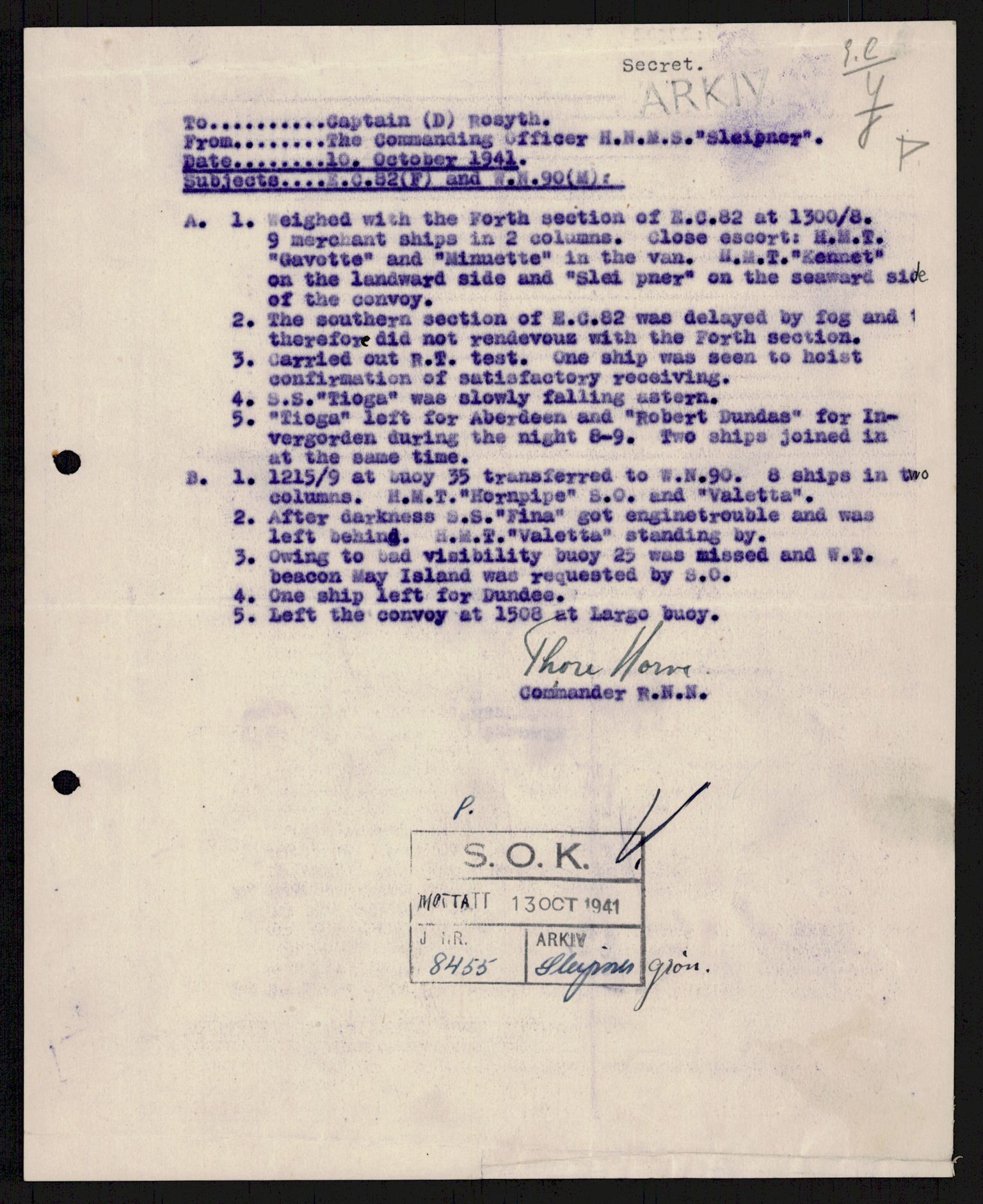 Forsvaret, Sjøforsvarets overkommando, AV/RA-RAFA-2035/D/Dc/L0193: --, 1940-1951, p. 663