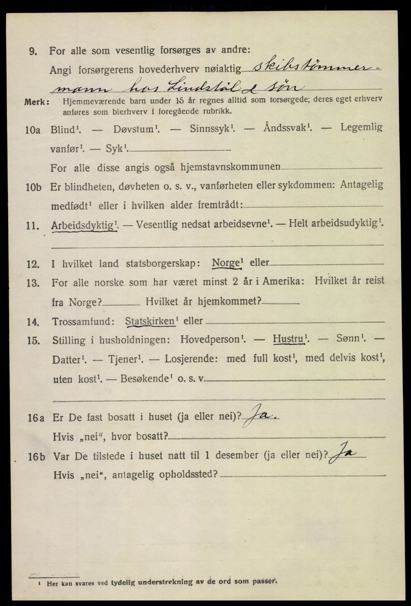 SAK, 1920 census for Søndeled, 1920, p. 2556