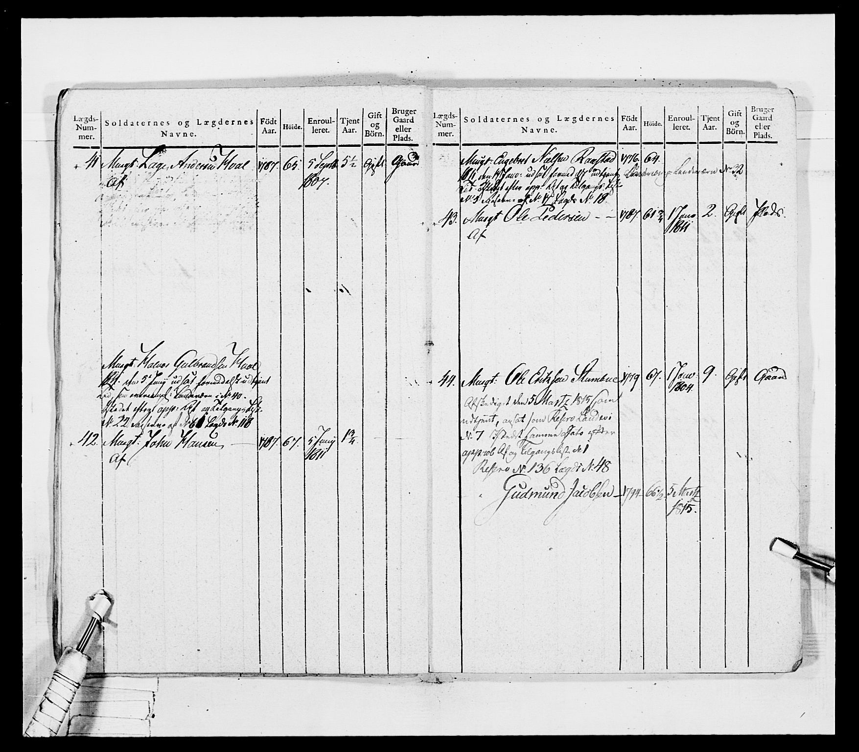 Generalitets- og kommissariatskollegiet, Det kongelige norske kommissariatskollegium, AV/RA-EA-5420/E/Eh/L0036a: Nordafjelske gevorbne infanteriregiment, 1813, p. 526