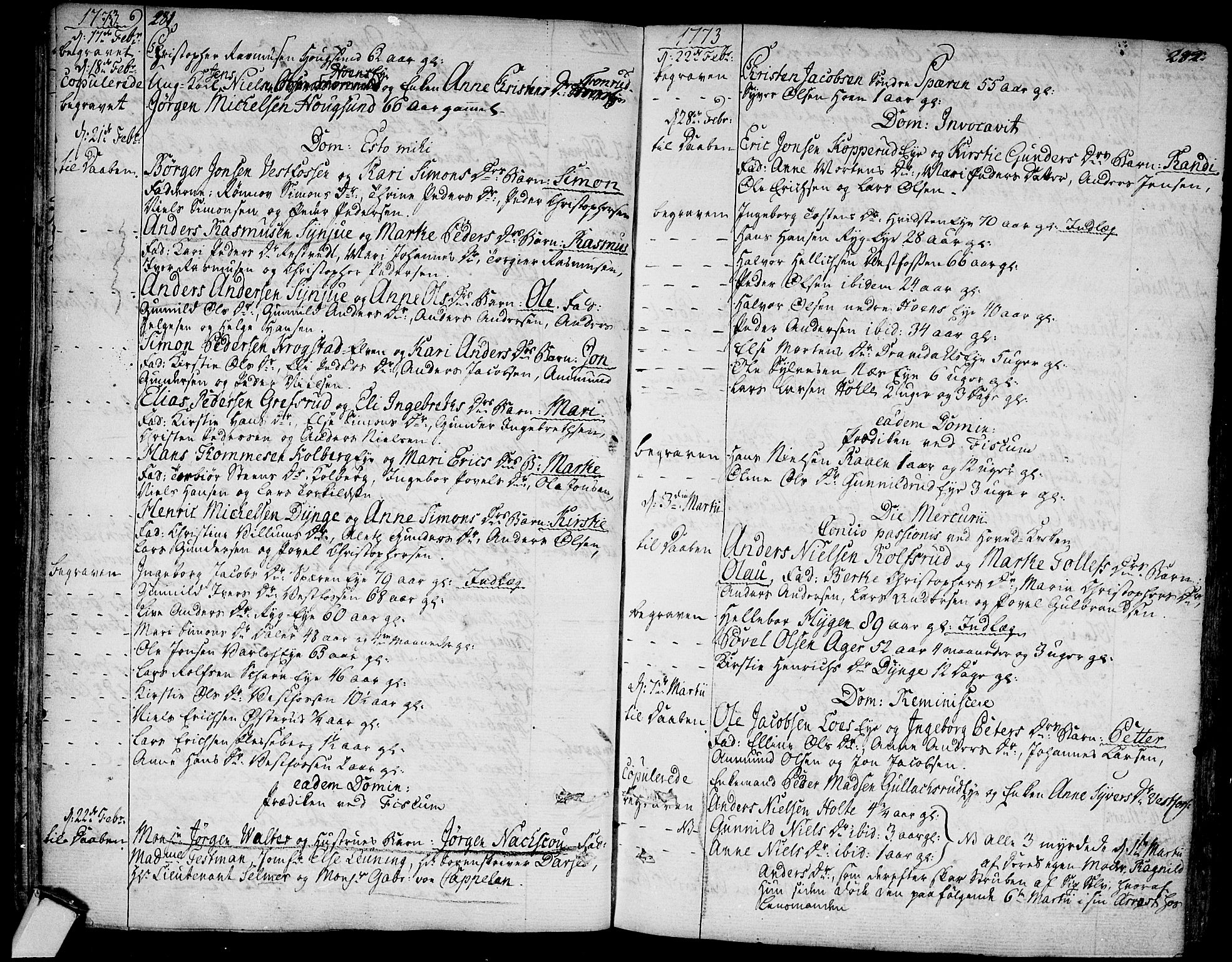 Eiker kirkebøker, SAKO/A-4/F/Fa/L0008: Parish register (official) no. I 8, 1764-1788, p. 281-282