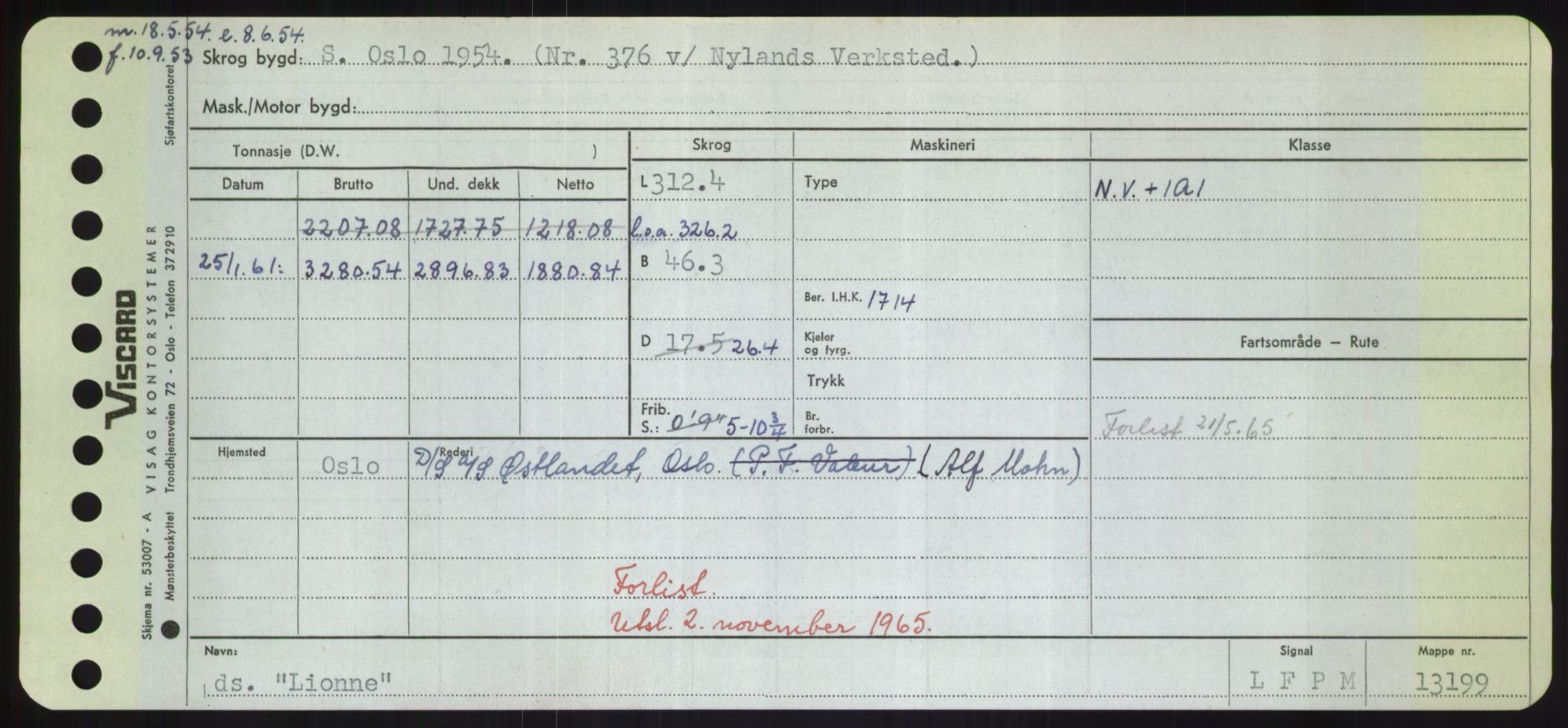 Sjøfartsdirektoratet med forløpere, Skipsmålingen, AV/RA-S-1627/H/Hd/L0023: Fartøy, Lia-Løv, p. 187