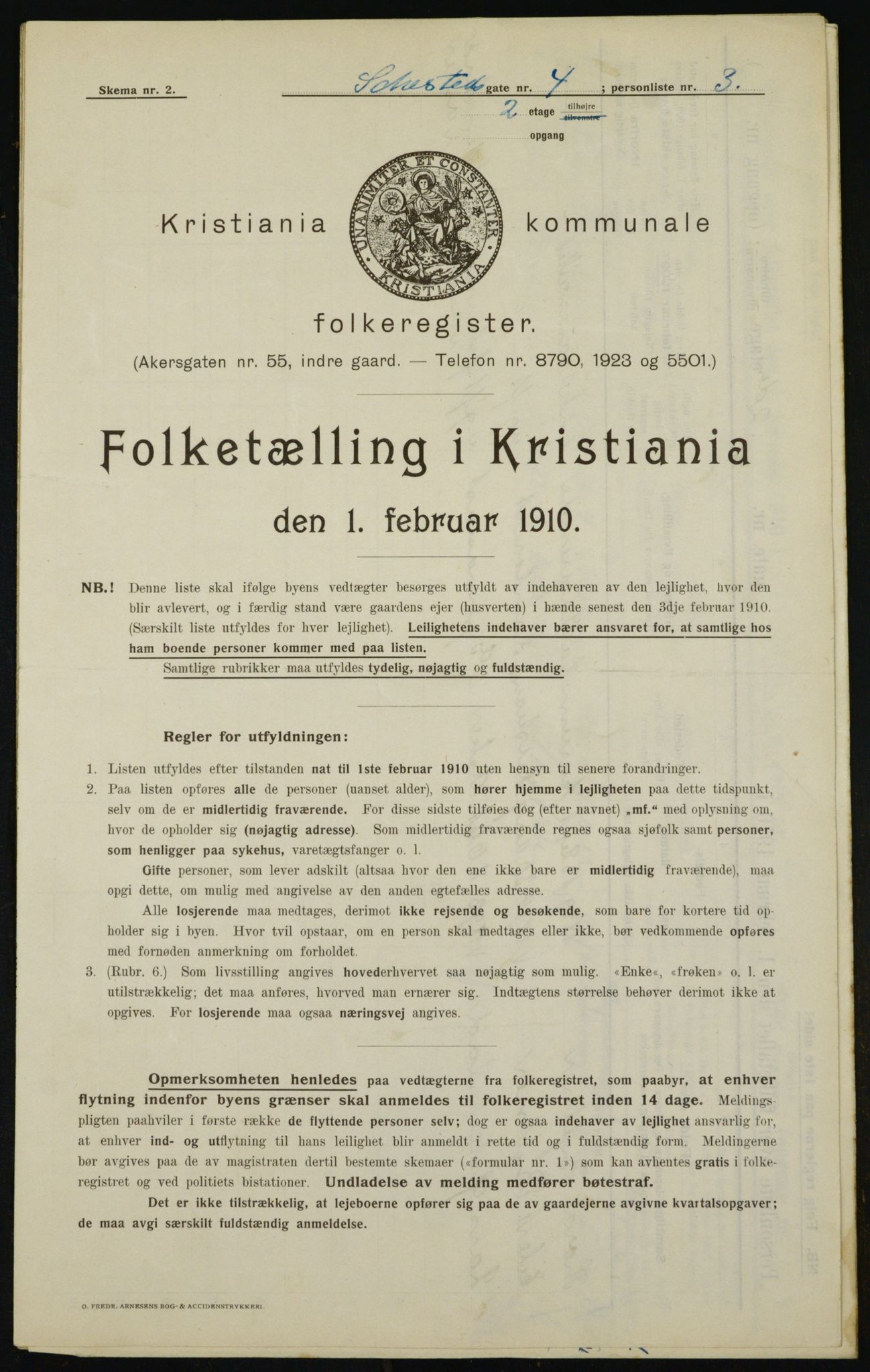 OBA, Municipal Census 1910 for Kristiania, 1910, p. 89570