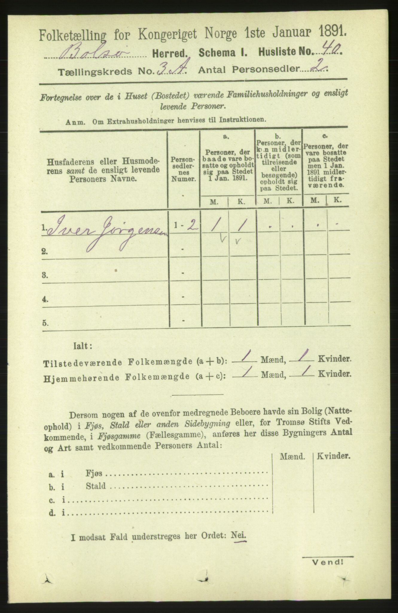 RA, 1891 census for 1544 Bolsøy, 1891, p. 1775