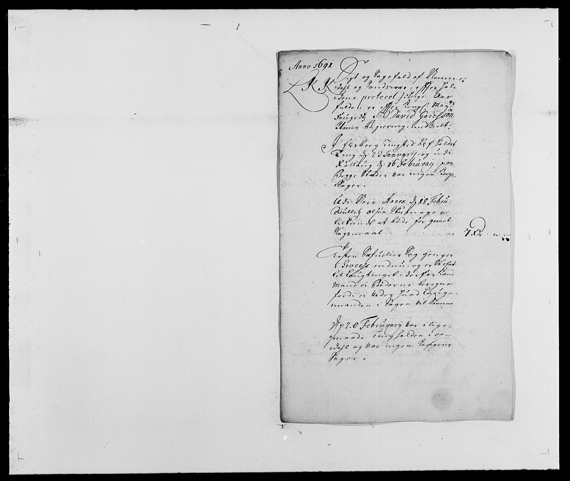 Rentekammeret inntil 1814, Reviderte regnskaper, Fogderegnskap, RA/EA-4092/R24/L1573: Fogderegnskap Numedal og Sandsvær, 1687-1691, p. 475