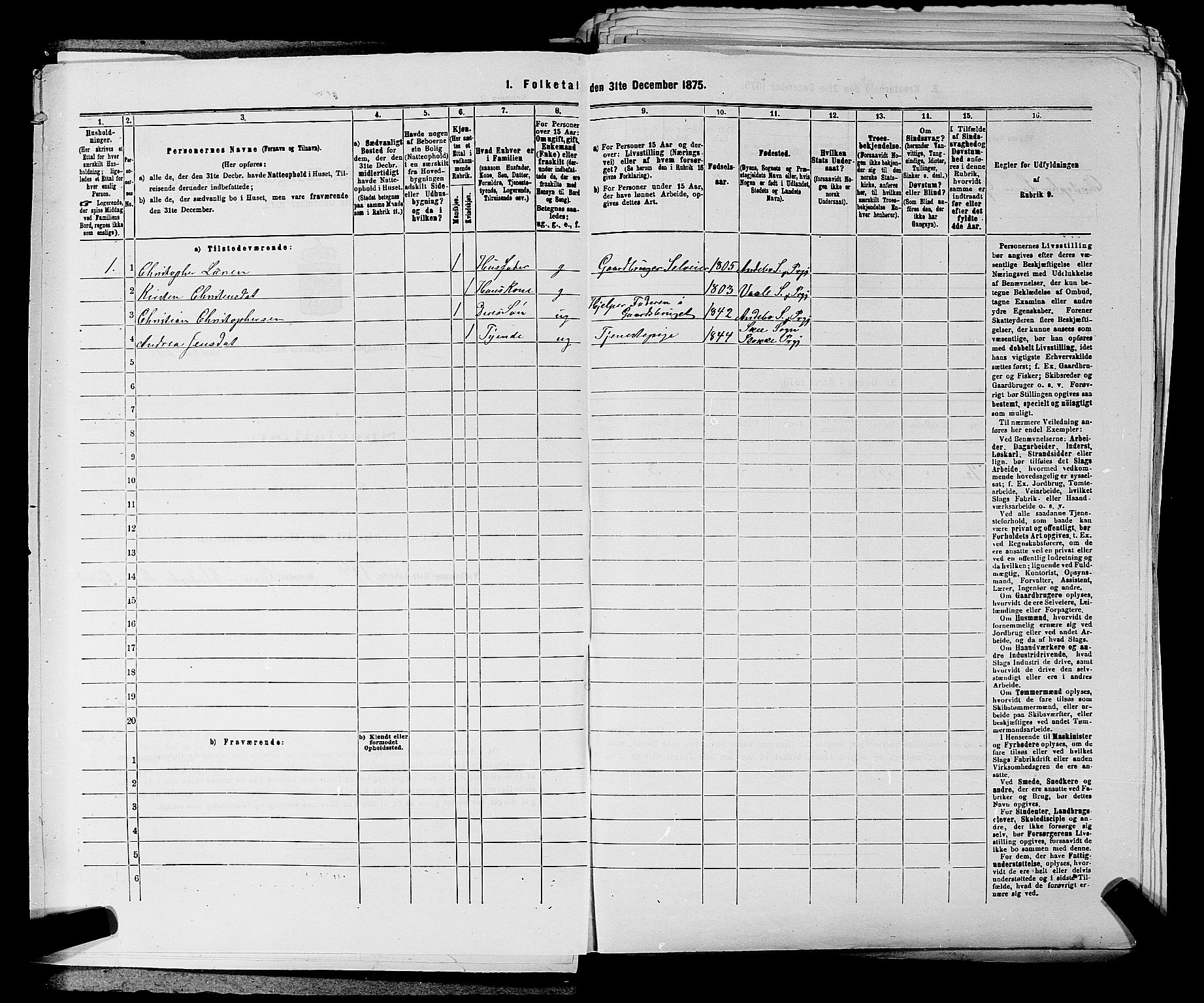 SAKO, 1875 census for 0719P Andebu, 1875, p. 65