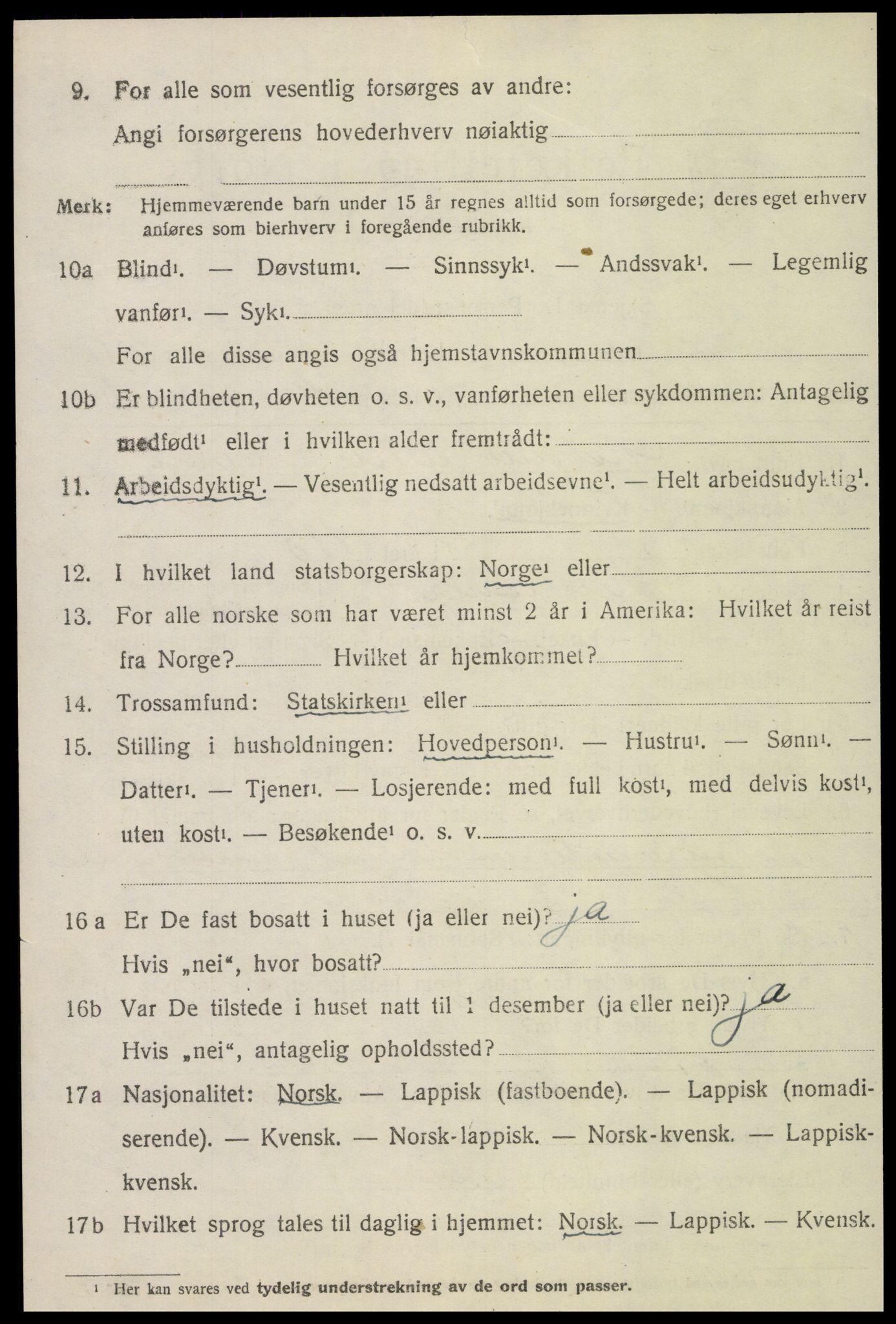 SAT, 1920 census for Inderøy, 1920, p. 3338