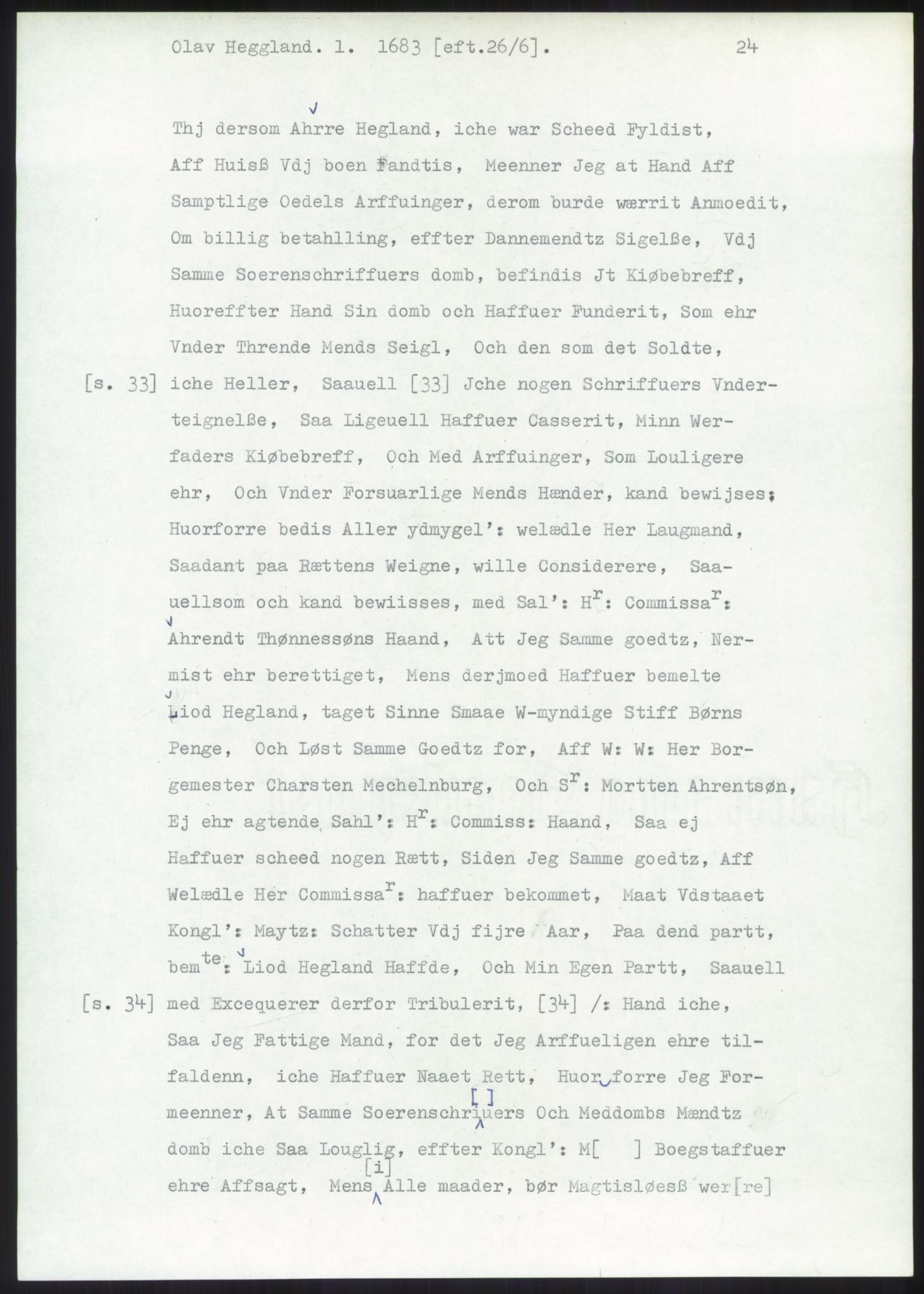 Samlinger til kildeutgivelse, Diplomavskriftsamlingen, AV/RA-EA-4053/H/Ha, p. 1531