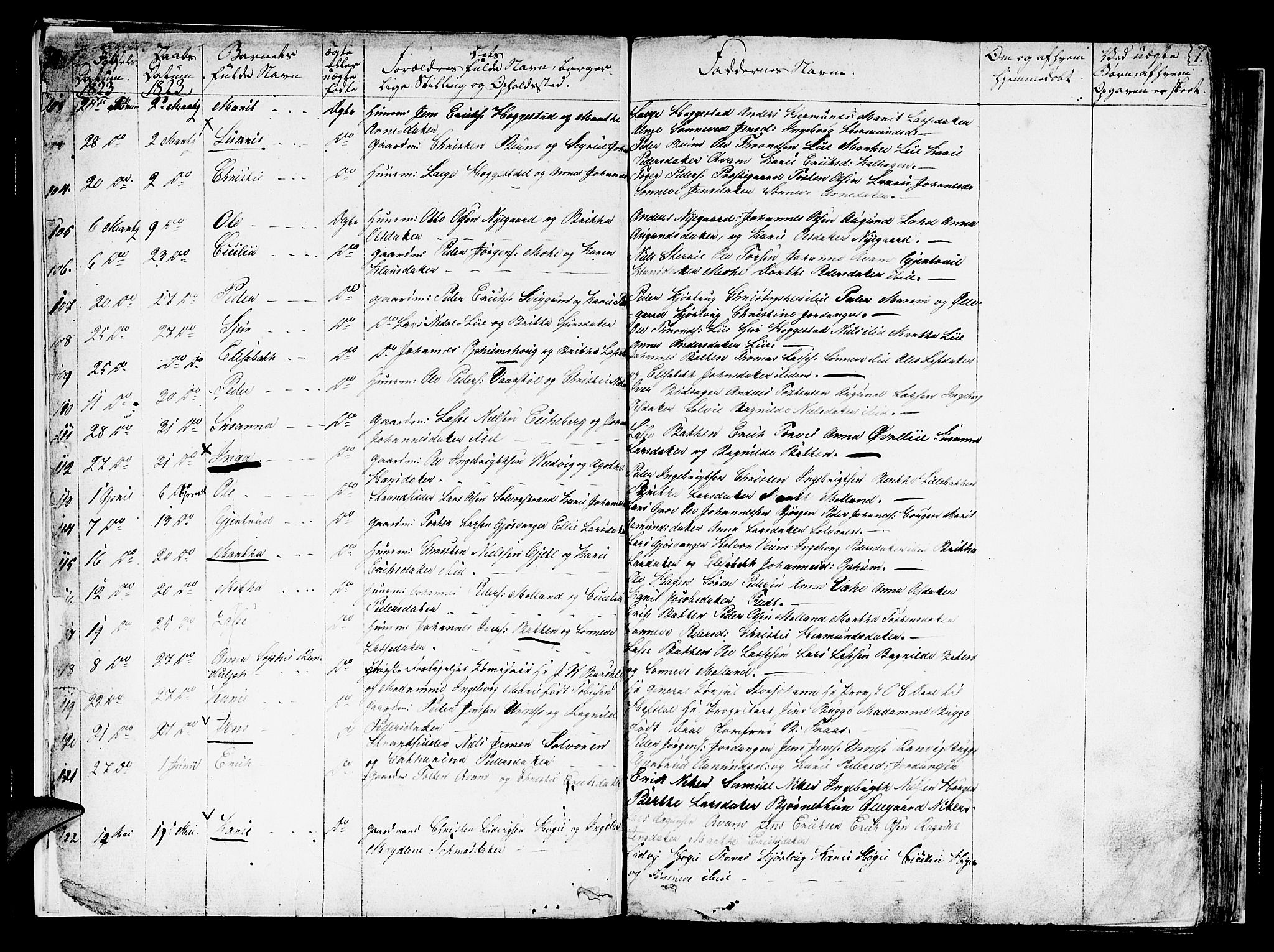 Hafslo sokneprestembete, AV/SAB-A-80301/H/Haa/Haaa/L0004: Parish register (official) no. A 4, 1821-1834, p. 7