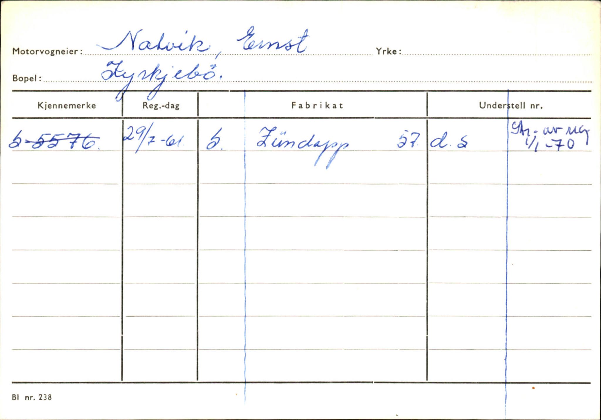 Statens vegvesen, Sogn og Fjordane vegkontor, AV/SAB-A-5301/4/F/L0130: Eigarregister Eid T-Å. Høyanger A-O, 1945-1975, p. 2221