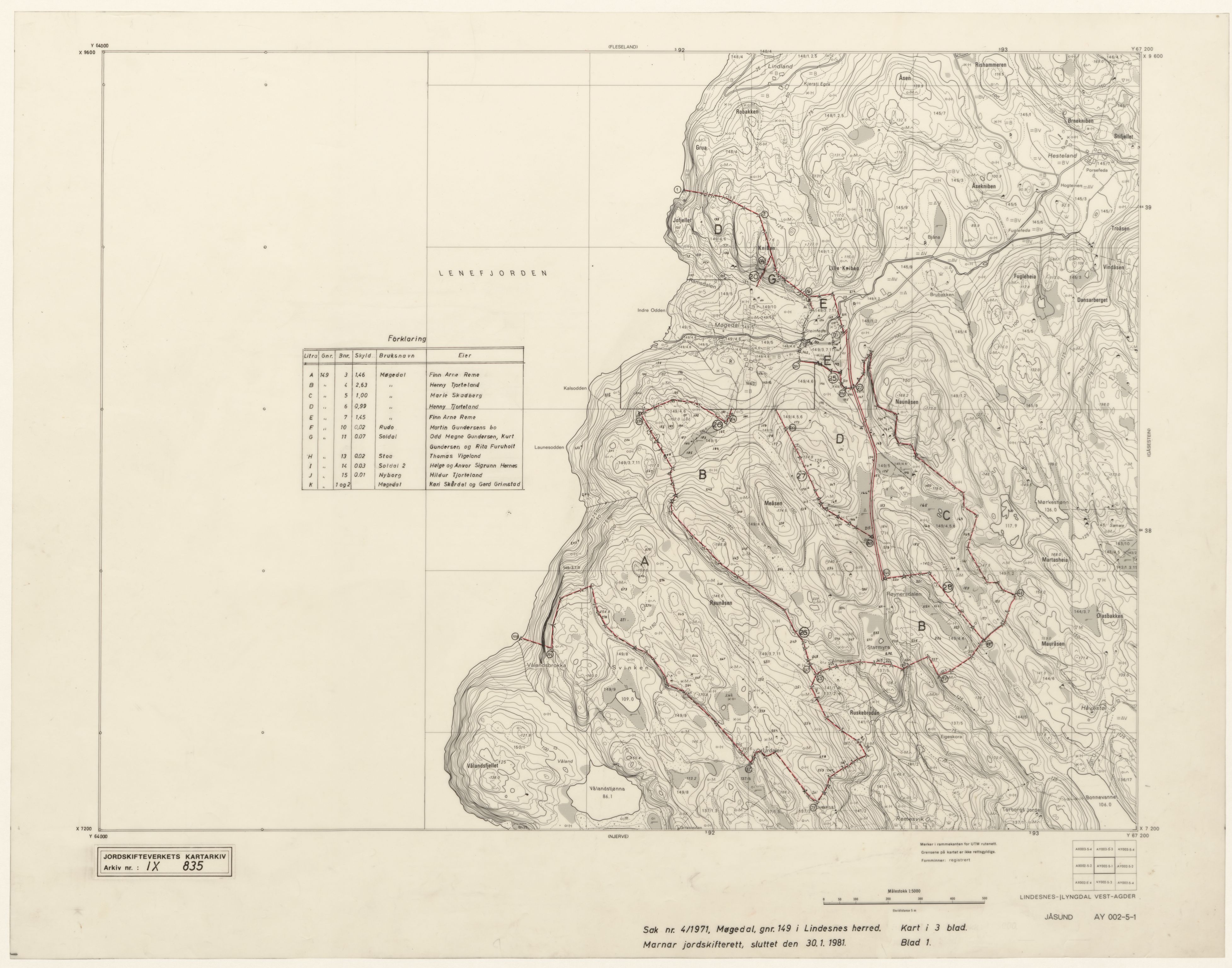 Jordskifteverkets kartarkiv, RA/S-3929/T, 1859-1988, p. 1082