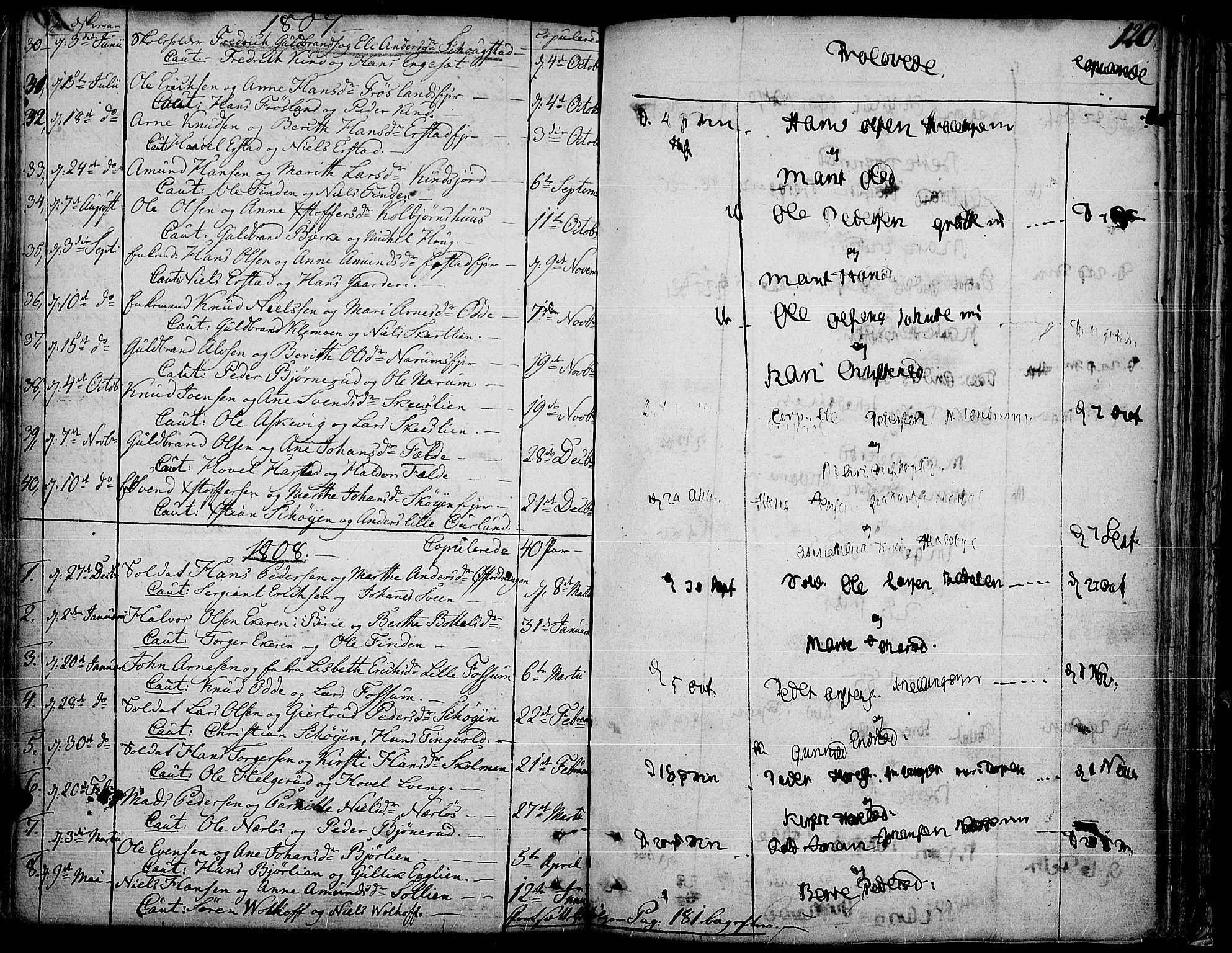 Land prestekontor, AV/SAH-PREST-120/H/Ha/Haa/L0006: Parish register (official) no. 6, 1784-1813, p. 120