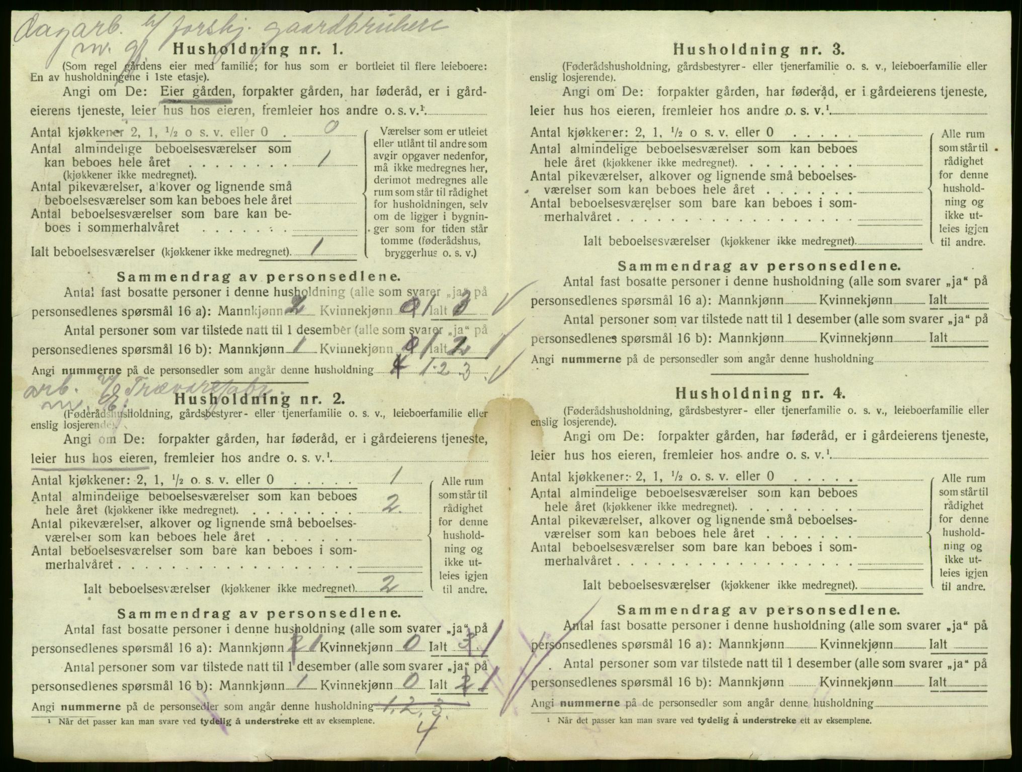 SAKO, 1920 census for Sande, 1920, p. 757