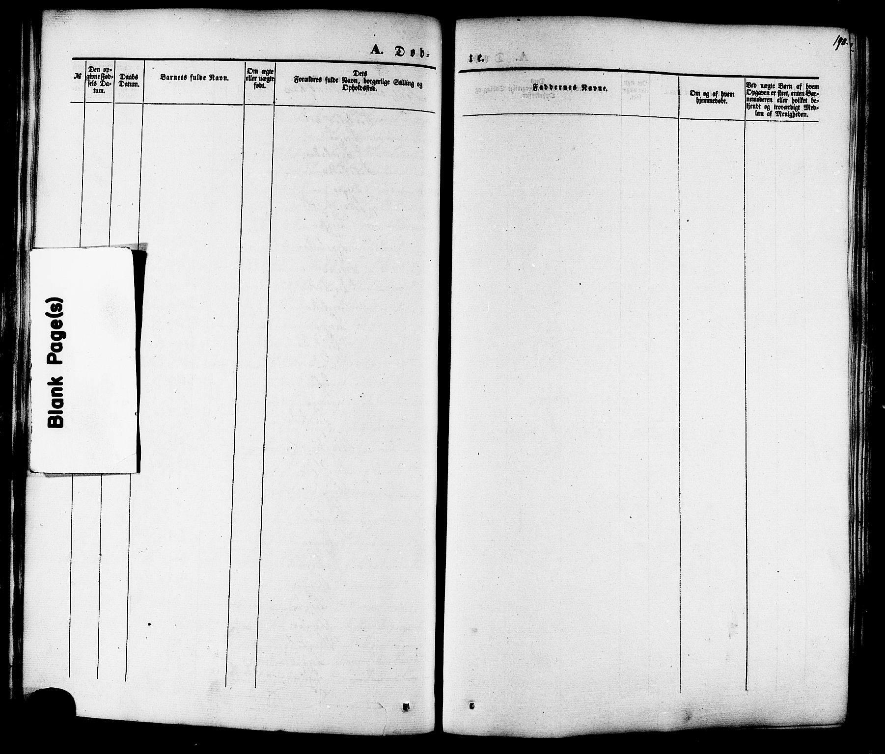 Ministerialprotokoller, klokkerbøker og fødselsregistre - Møre og Romsdal, AV/SAT-A-1454/547/L0603: Parish register (official) no. 547A05, 1846-1877, p. 190