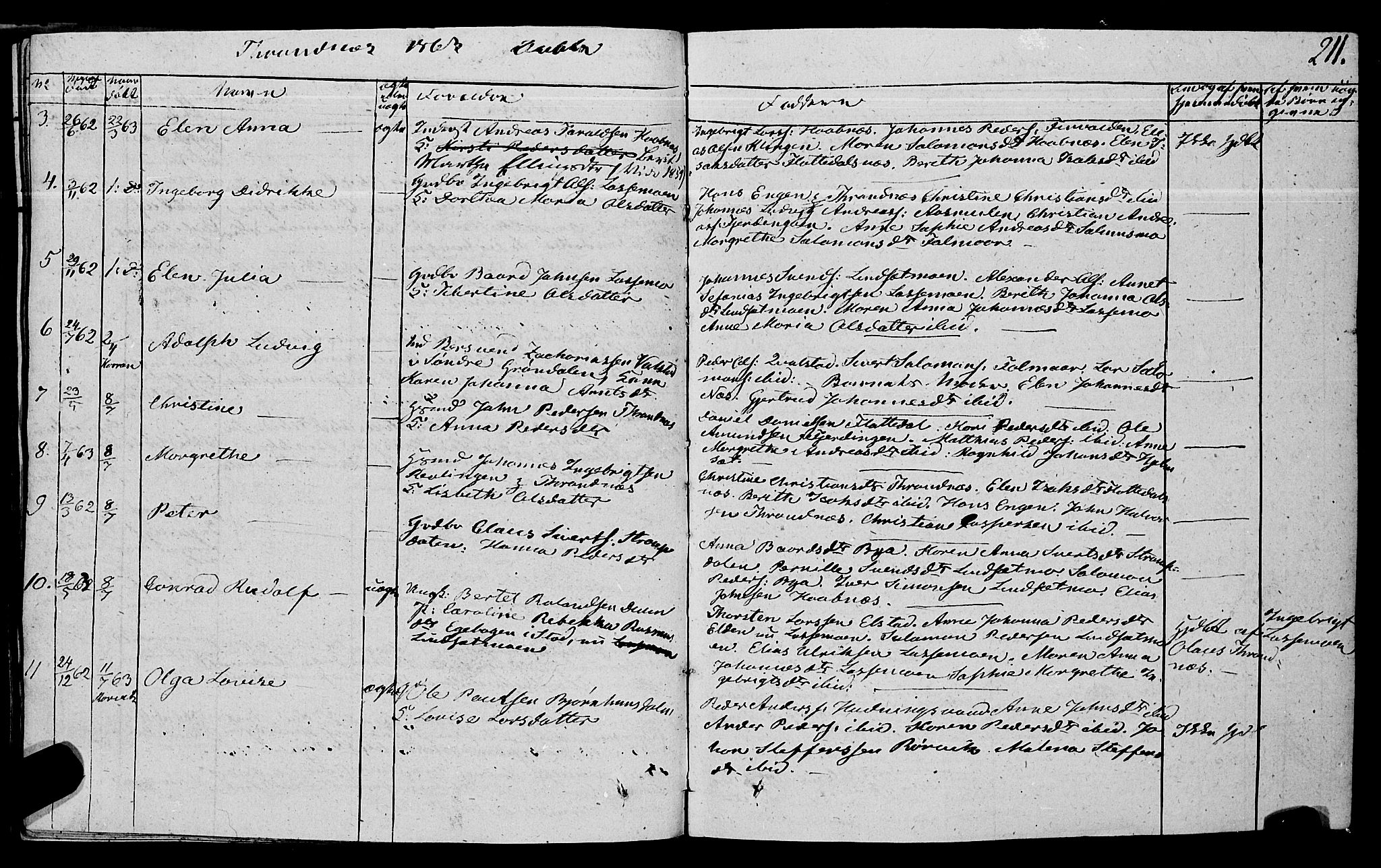 Ministerialprotokoller, klokkerbøker og fødselsregistre - Nord-Trøndelag, AV/SAT-A-1458/762/L0538: Parish register (official) no. 762A02 /2, 1833-1879, p. 211