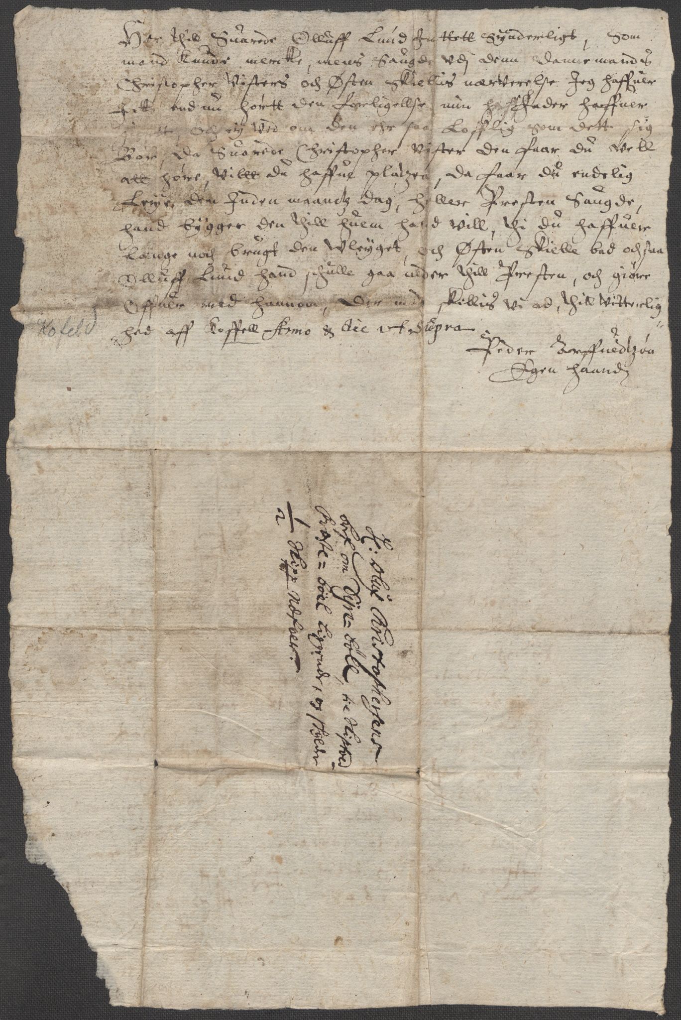 Riksarkivets diplomsamling, AV/RA-EA-5965/F15/L0002: Prestearkiv - Østfold, 1572-1683, p. 33