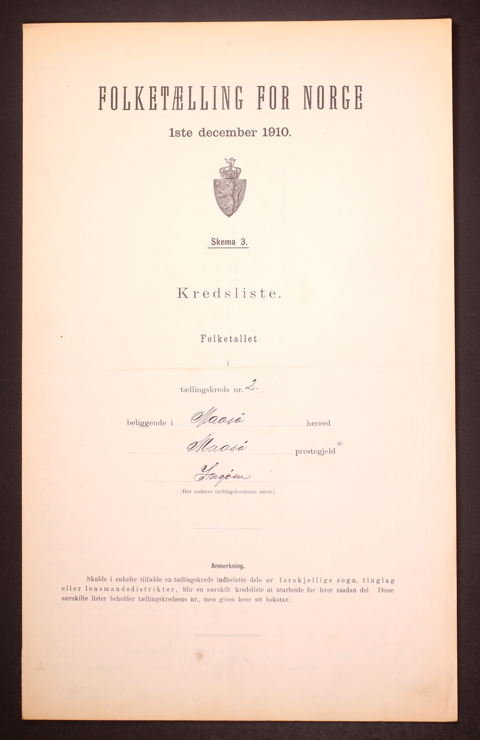 RA, 1910 census for Måsøy, 1910, p. 7
