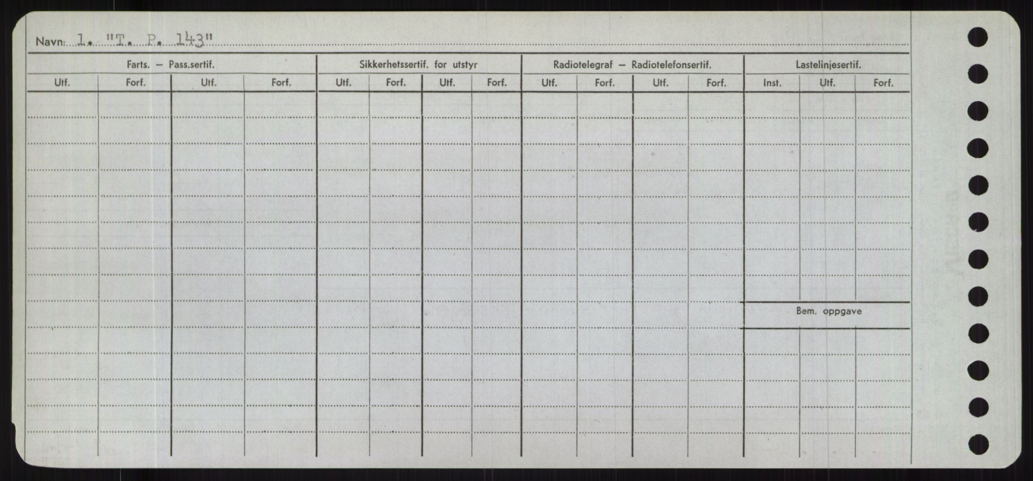 Sjøfartsdirektoratet med forløpere, Skipsmålingen, AV/RA-S-1627/H/Hc/L0001: Lektere, A-Y, p. 484