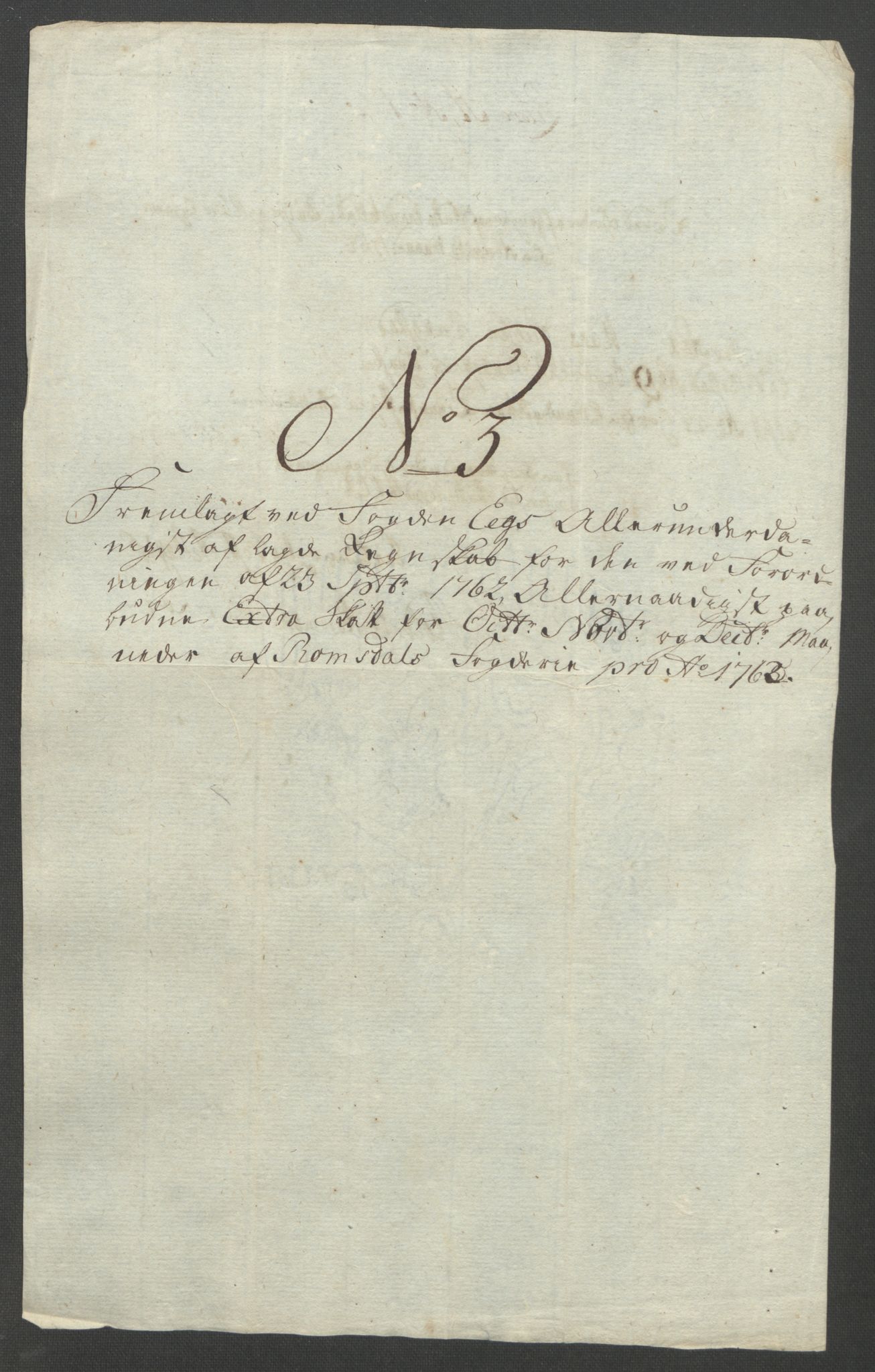 Rentekammeret inntil 1814, Reviderte regnskaper, Fogderegnskap, RA/EA-4092/R55/L3730: Ekstraskatten Romsdal, 1762-1763, p. 165