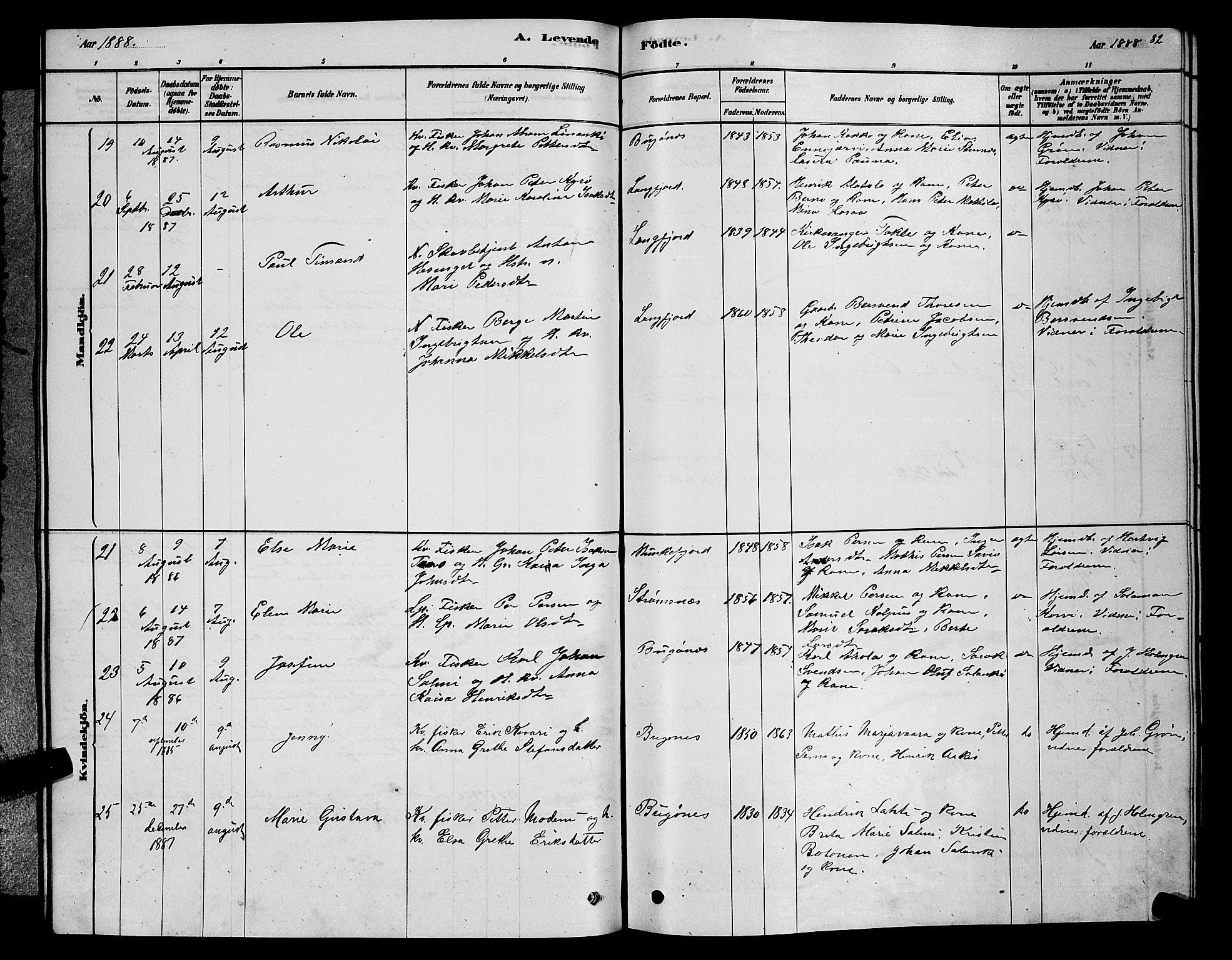 Sør-Varanger sokneprestkontor, SATØ/S-1331/H/Hb/L0003klokker: Parish register (copy) no. 3, 1878-1891, p. 82