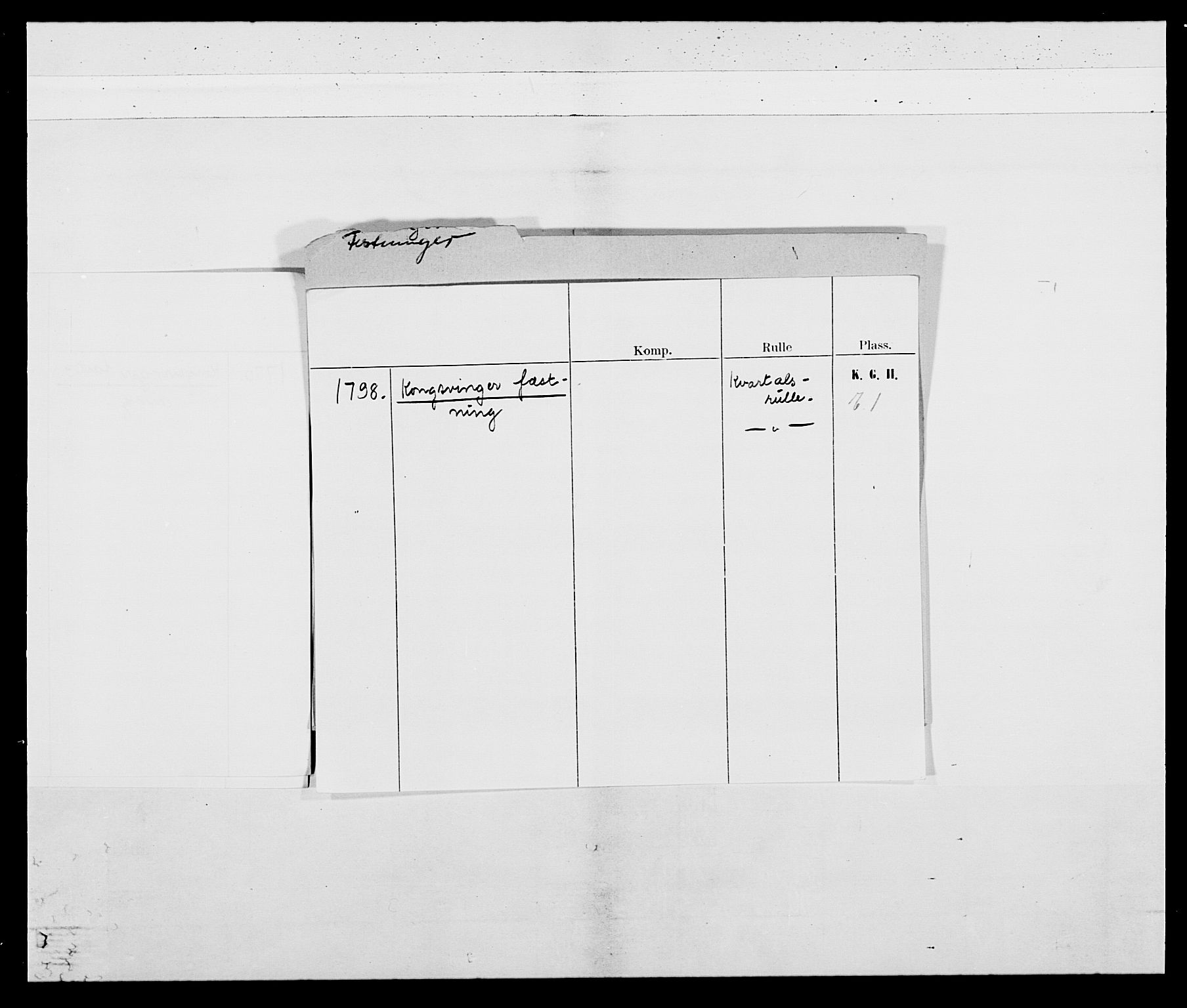 Generalitets- og kommissariatskollegiet, Det kongelige norske kommissariatskollegium, RA/EA-5420/E/Eh/L0001a: Norske festninger, 1769-1809, p. 150