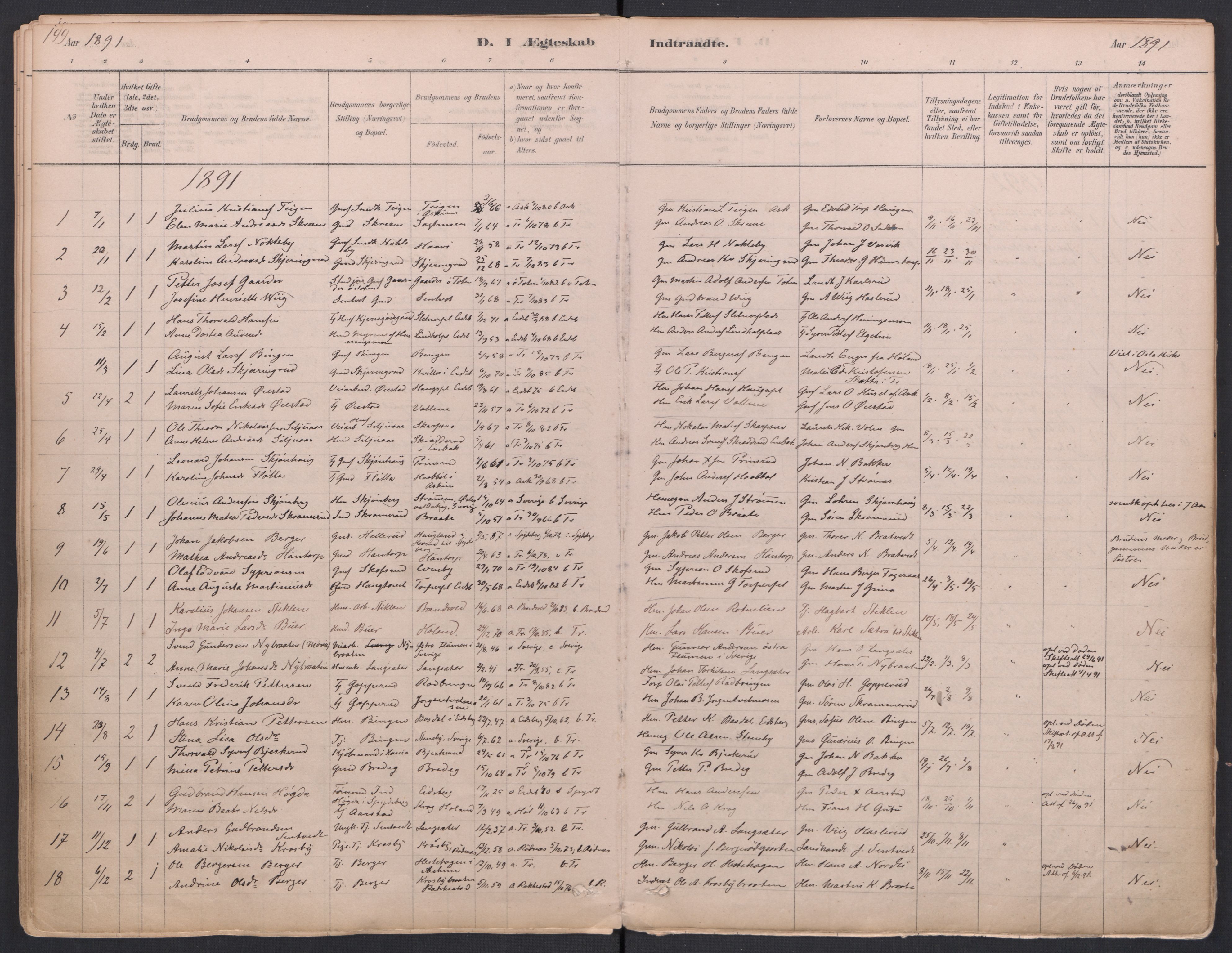 Trøgstad prestekontor Kirkebøker, SAO/A-10925/F/Fa/L0010: Parish register (official) no. I 10, 1878-1898, p. 199