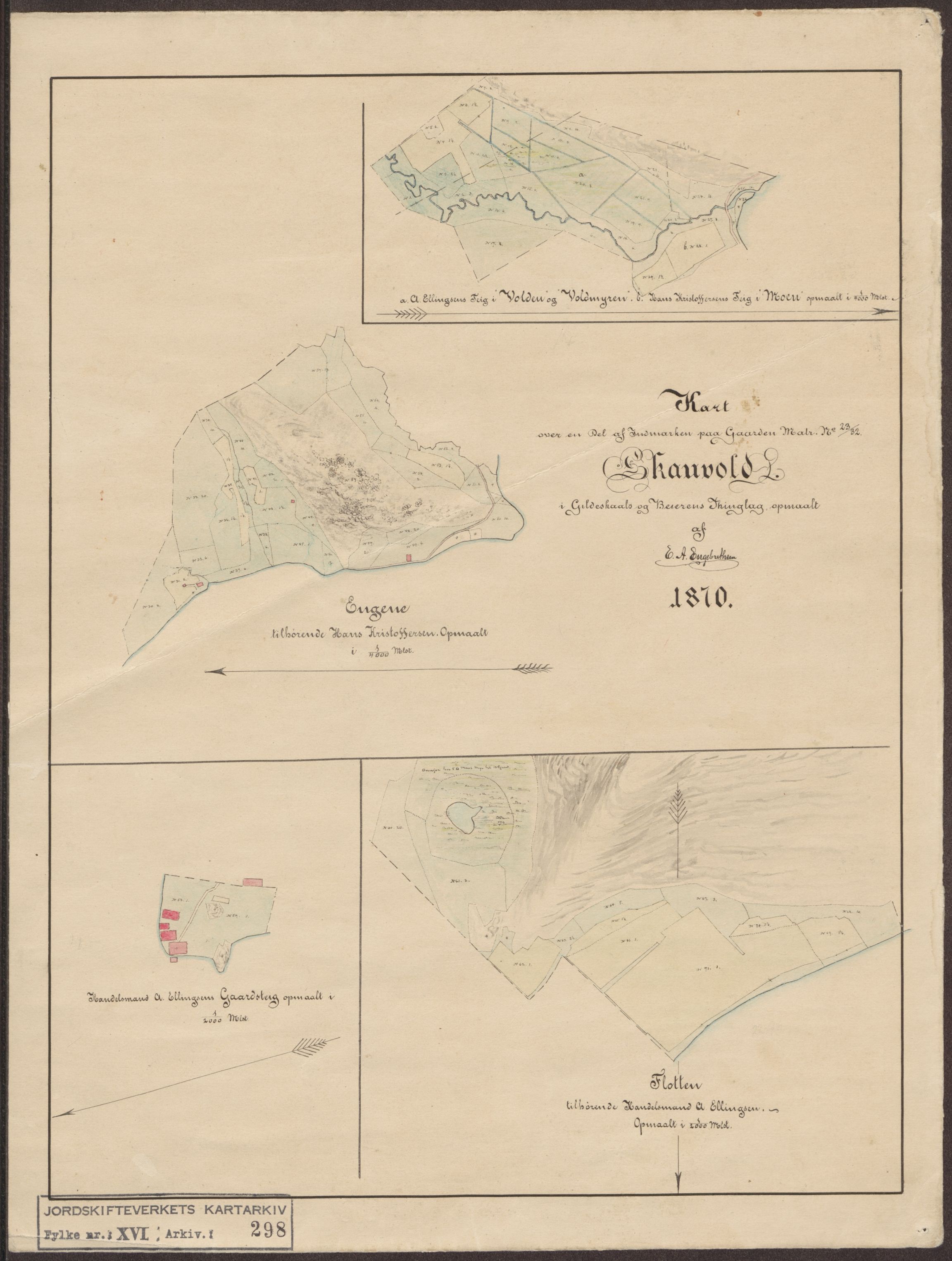 Jordskifteverkets kartarkiv, AV/RA-S-3929/T, 1859-1988, p. 400