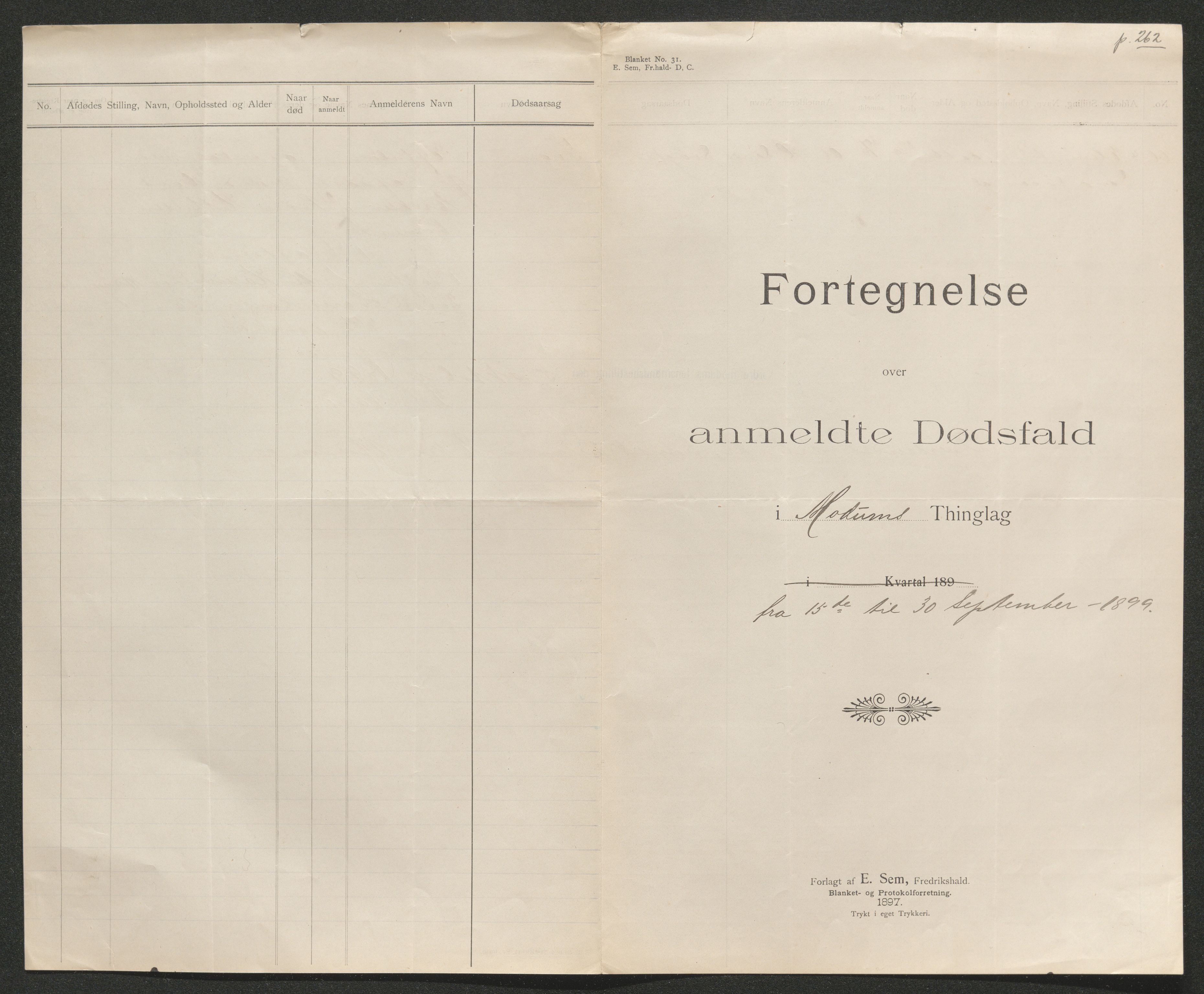 Eiker, Modum og Sigdal sorenskriveri, SAKO/A-123/H/Ha/Hab/L0026: Dødsfallsmeldinger, 1899, p. 396