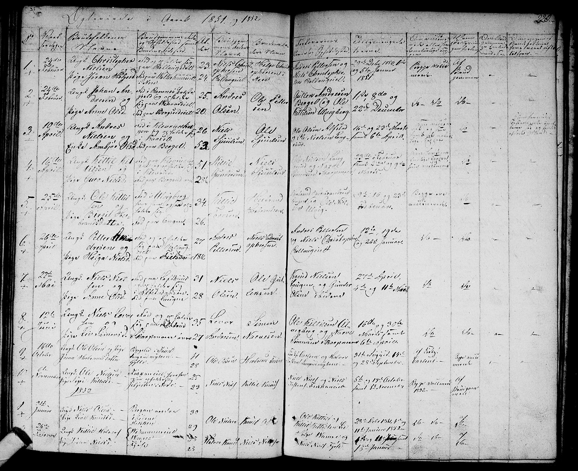 Rollag kirkebøker, AV/SAKO-A-240/G/Ga/L0002: Parish register (copy) no. I 2, 1831-1856, p. 220