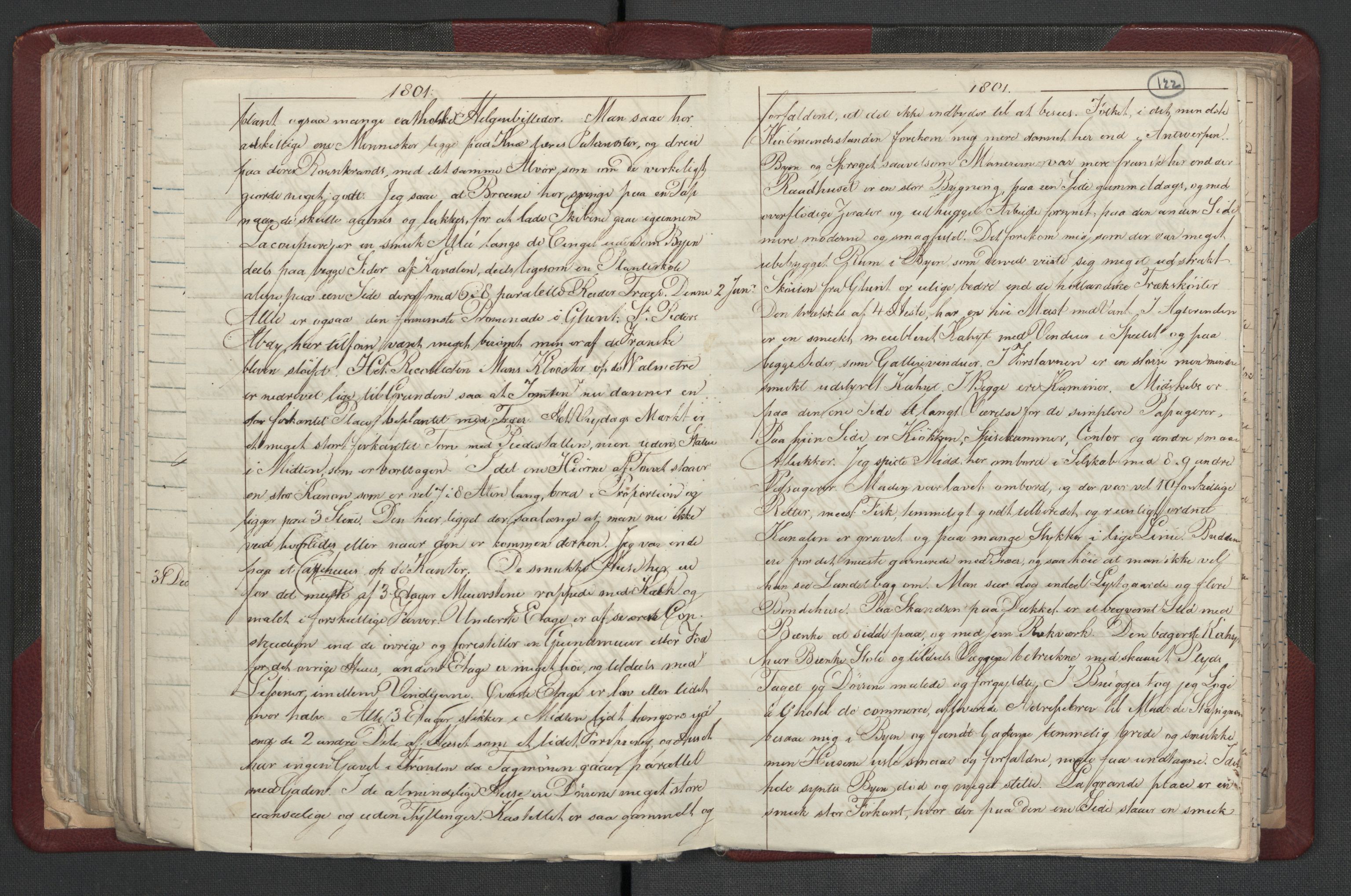 Meltzer, Fredrik, AV/RA-PA-0028/F/L0001: Dagbok for årene 1796-1808, 1811, 1817, 1796-1817, p. 121b-122a