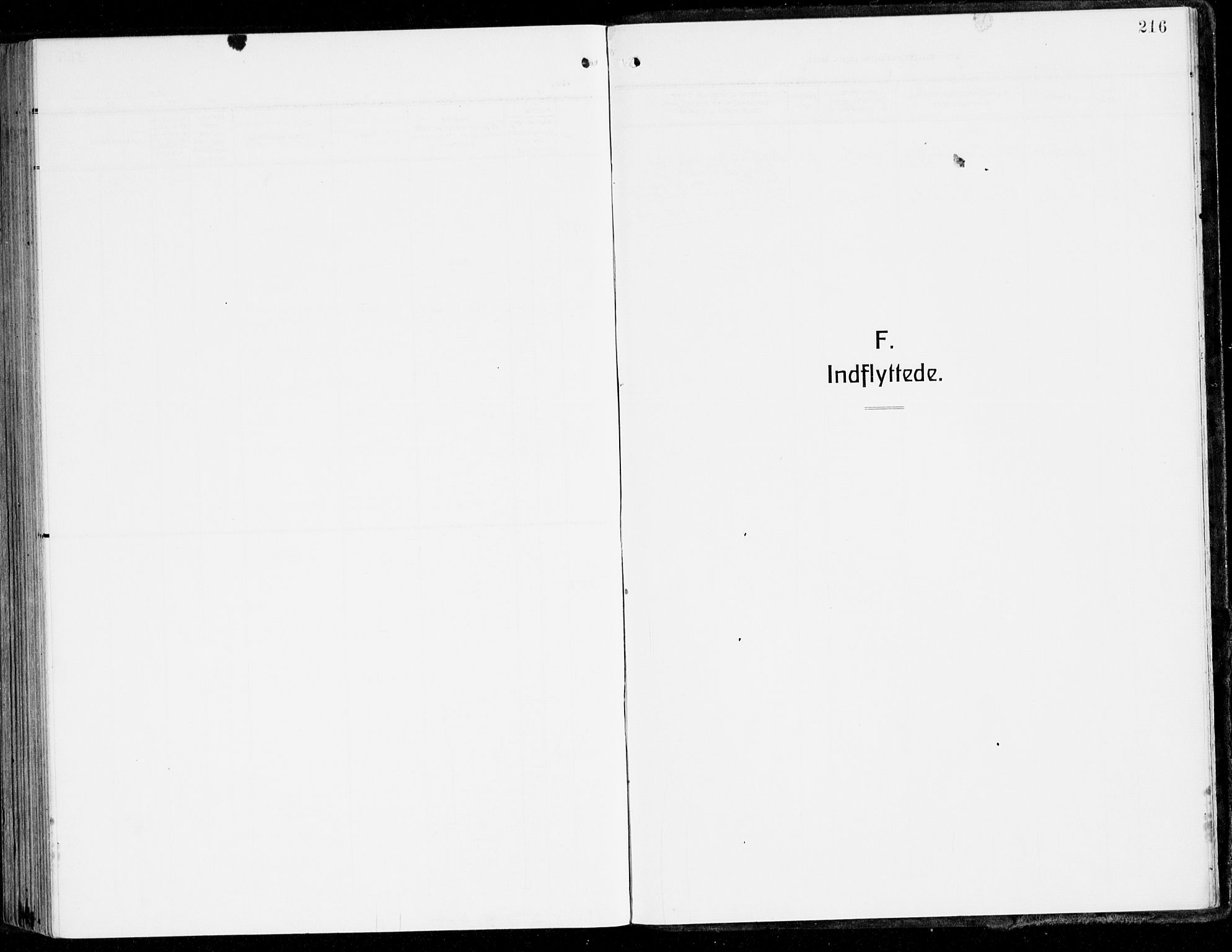 Fana Sokneprestembete, SAB/A-75101/H/Haa/Haai/L0004: Parish register (official) no. I 4, 1912-1933, p. 216