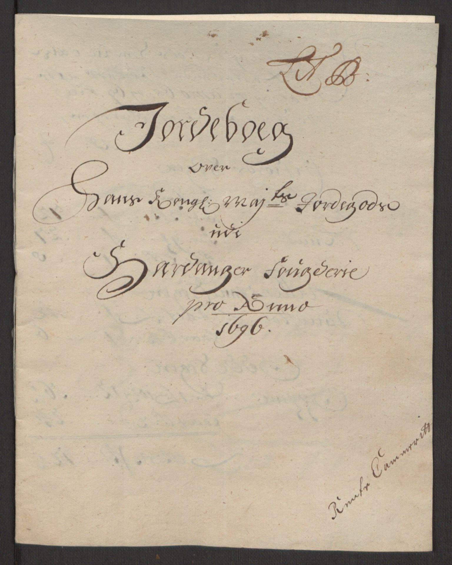 Rentekammeret inntil 1814, Reviderte regnskaper, Fogderegnskap, RA/EA-4092/R48/L2976: Fogderegnskap Sunnhordland og Hardanger, 1695-1696, p. 467