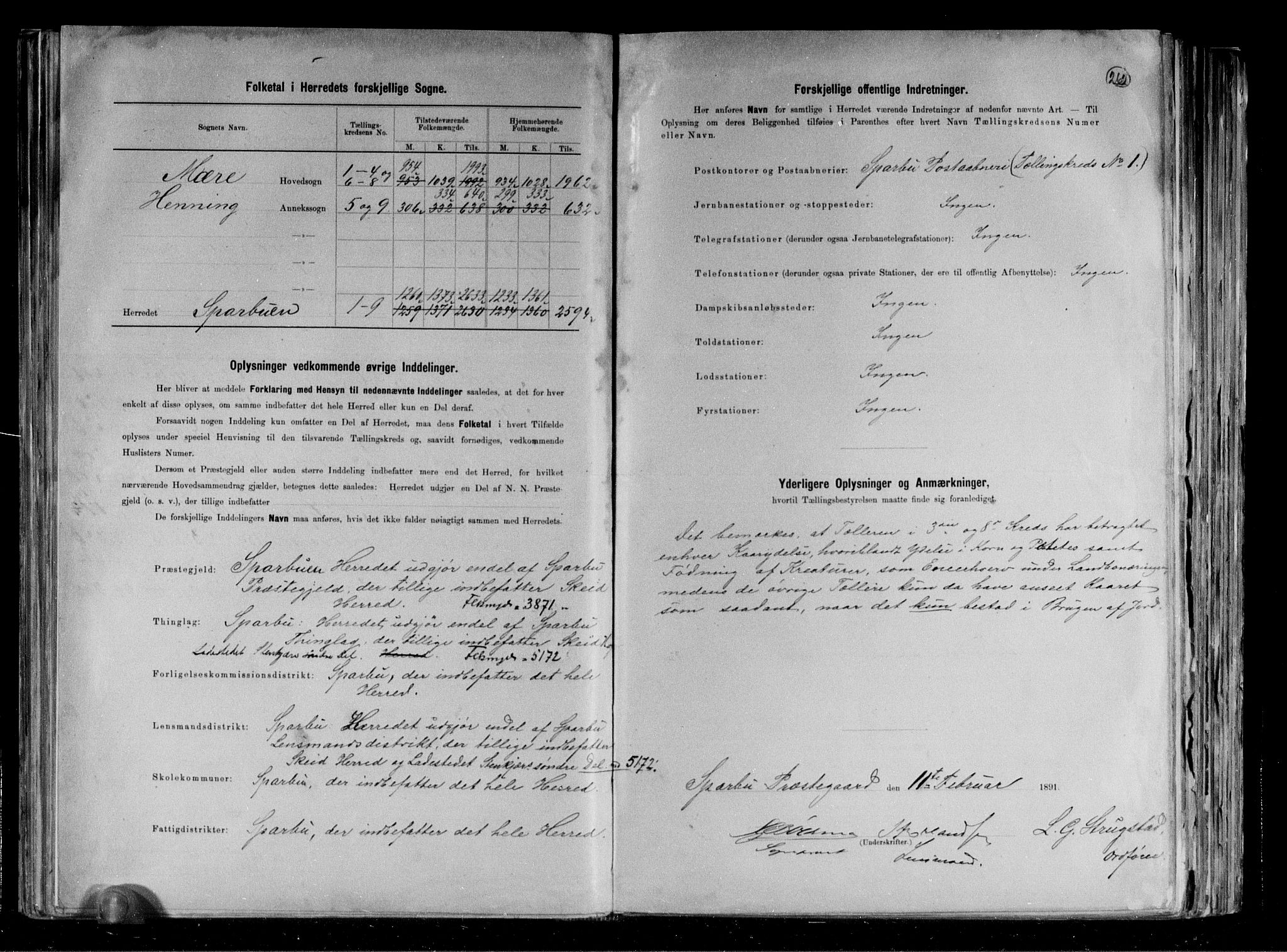 RA, 1891 census for 1731 Sparbu, 1891, p. 3