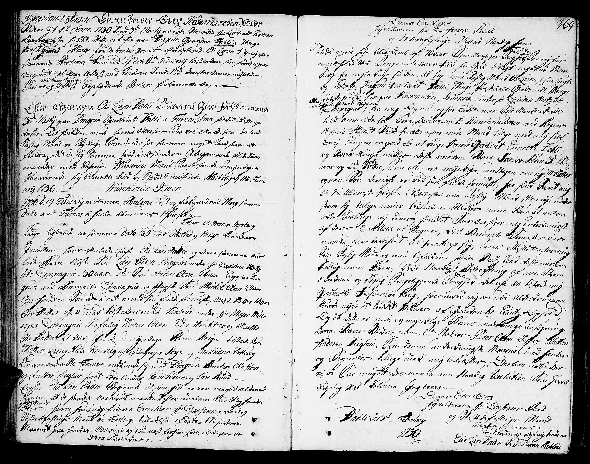 Hedemarken sorenskriveri, AV/SAH-TING-034/J/Ja/L0006: Skifteprotokoll, 1720-1732, p. 368b-369a