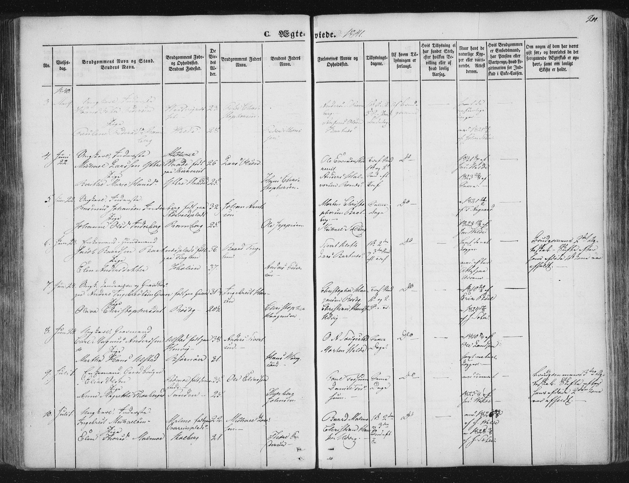 Ministerialprotokoller, klokkerbøker og fødselsregistre - Nord-Trøndelag, SAT/A-1458/741/L0392: Parish register (official) no. 741A06, 1836-1848, p. 200