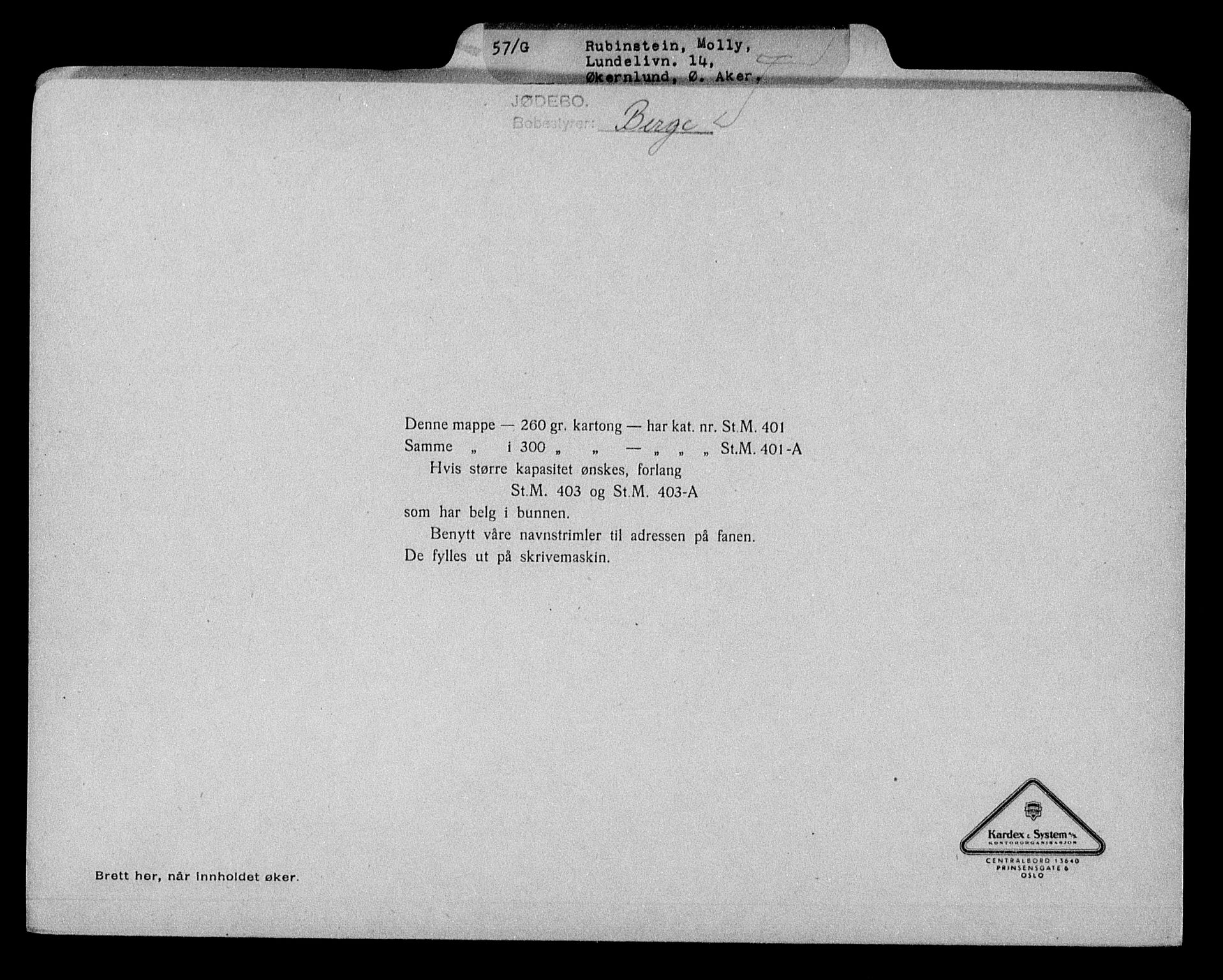 Justisdepartementet, Tilbakeføringskontoret for inndratte formuer, AV/RA-S-1564/H/Hc/Hcc/L0975: --, 1945-1947, p. 255